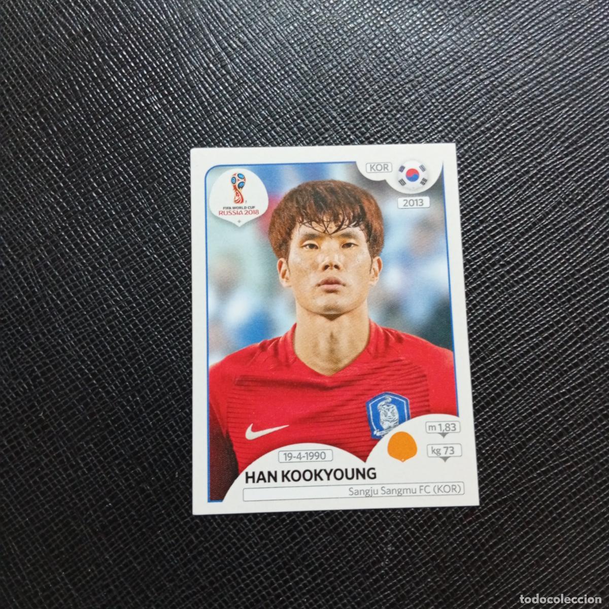 Cromos de f&uacute;tbol: 504 HAN KOOKYOUNG REPUBLICA KOREA PANINI MUNDIAL RUSIA 2018 CROMO FUTBOL 18 - SIN PEGAR - /CJ2 .