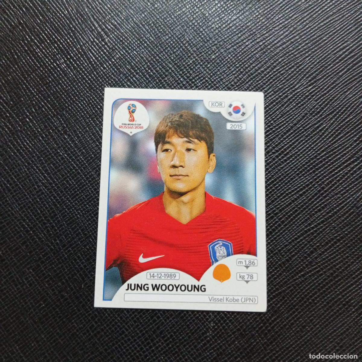 Fu&szlig;ball-Sticker: 506 JUNG WOOYOUNG REPUBLICA KOREA PANINI MUNDIAL RUSIA 2018 CROMO FUTBOL 18 - SIN PEGAR - /CJ2