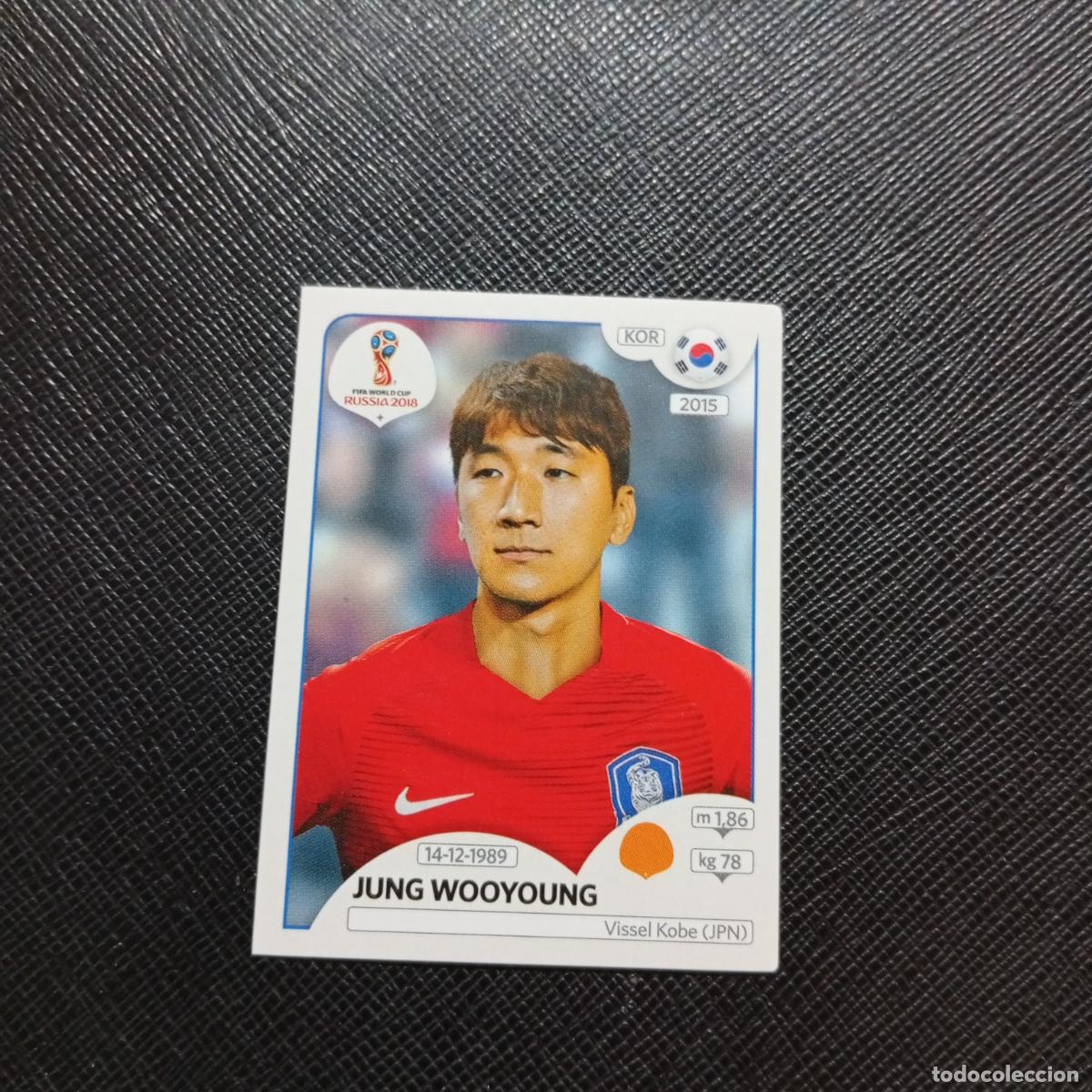 Fu&szlig;ball-Sticker: 506 JUNG WOOYOUNG REPUBLICA KOREA PANINI MUNDIAL RUSIA 2018 CROMO FUTBOL 18 - SIN PEGAR - /CJ2