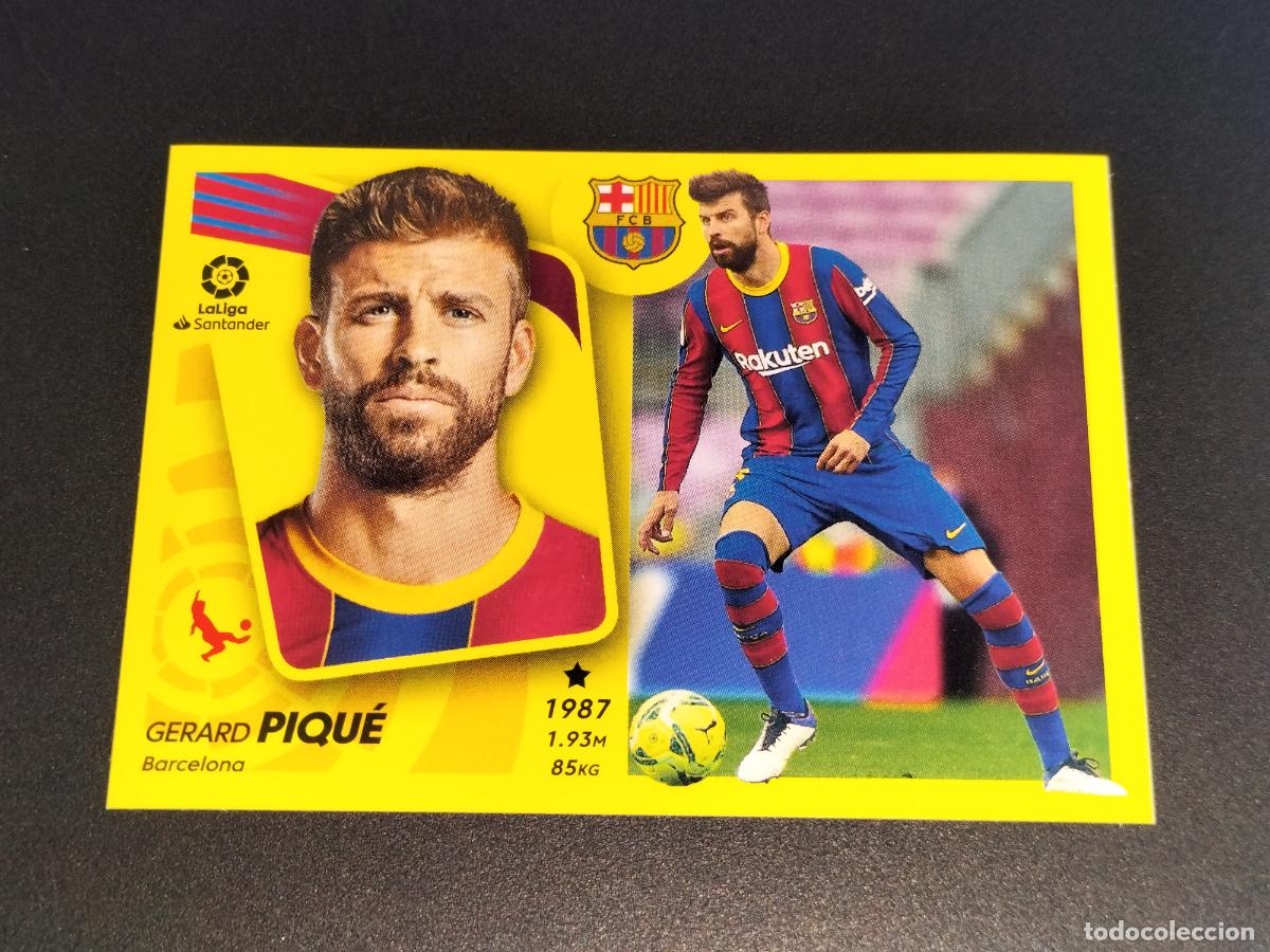 Cromos de f&uacute;tbol: N&ordm; 8 GERARD PIQUE FC BARCELONA CROMOS LALIGA SANTANDER ESTE LIGA 2021 2022 21 22 PANINI