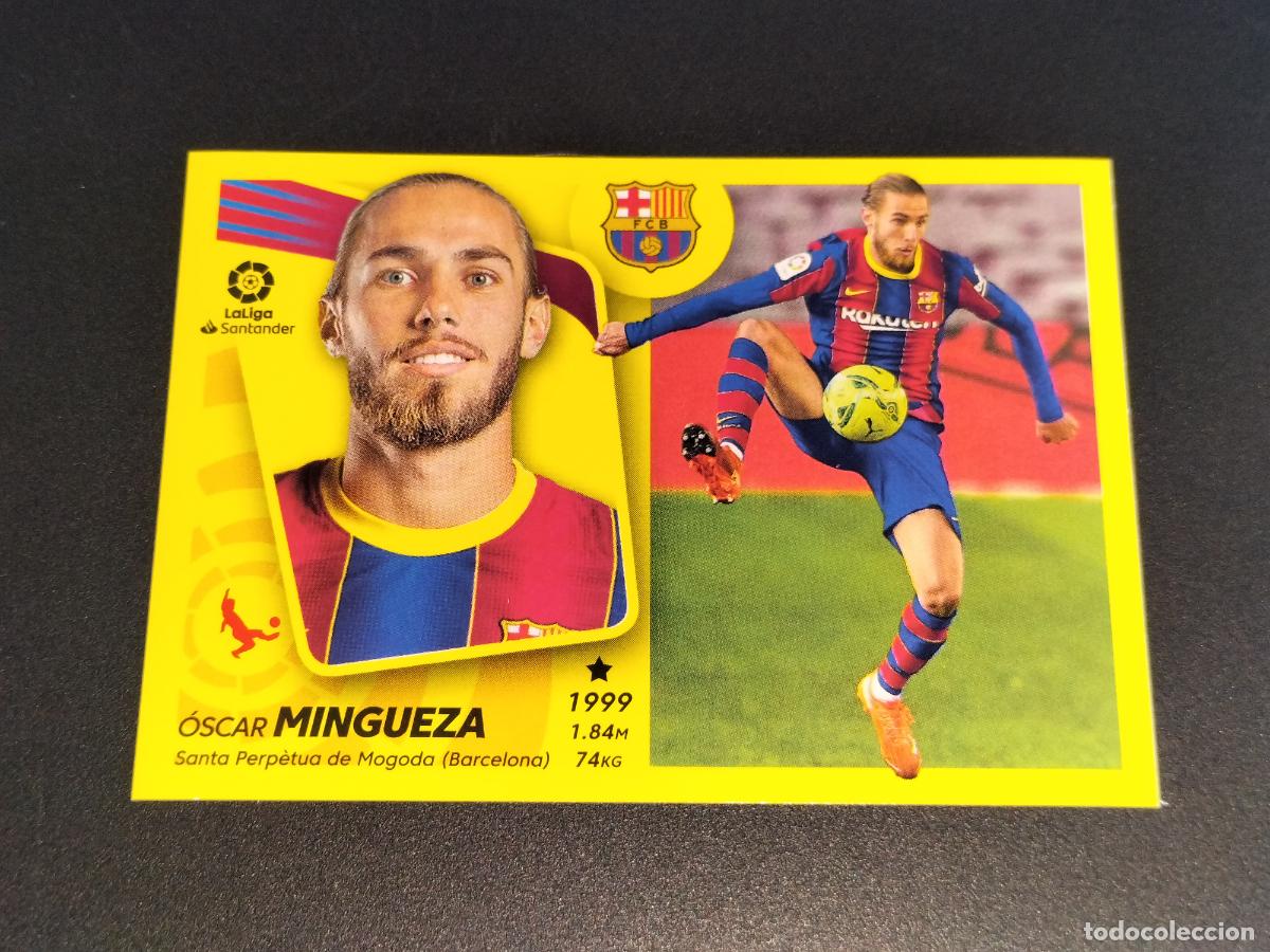 Cromos de f&uacute;tbol: N&ordm; 10 OSCAR MINGUEZA FC BARCELONA CROMOS LALIGA SANTANDER ESTE LIGA 2021 2022 21 22 PANINI