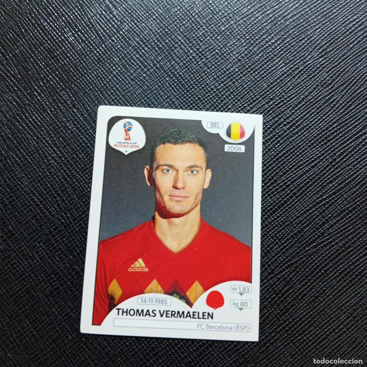 Cromos de Futebol: 516 VERMAELEN BELGICA PANINI MUNDIAL RUSIA 2018 CROMO FUTBOL 18 - SIN PEGAR - /CJ2 B