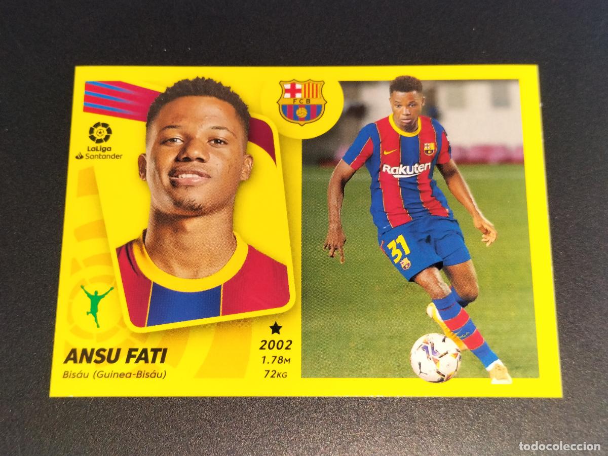 Cromos de Futebol: N&ordm; 18 ANSU FATI FC BARCELONA CROMOS LALIGA SANTANDER ESTE LIGA 2021 2022 21 22 PANINI