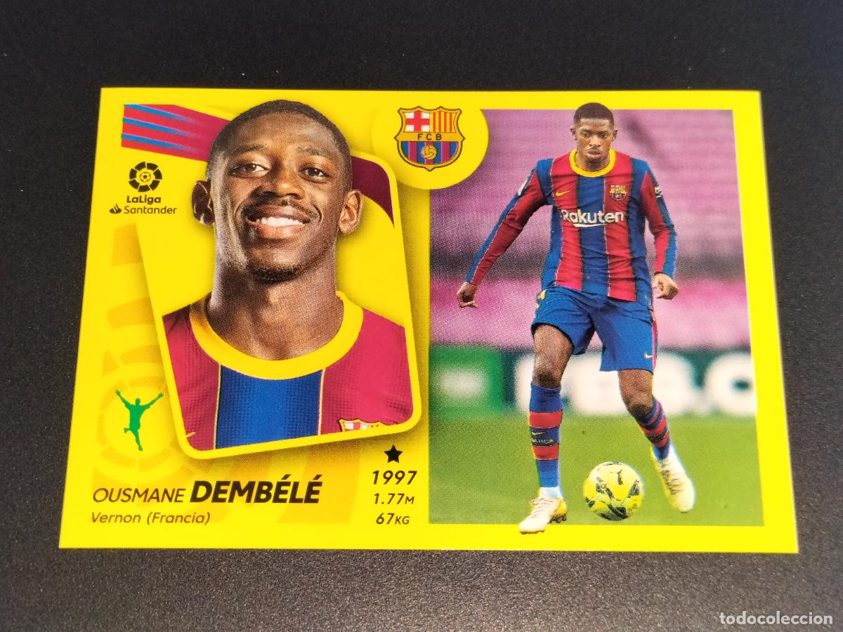 Figurine di Calcio: N&ordm; 20 A OUSMANE DEMBELE FC BARCELONA CROMOS LALIGA SANTANDER ESTE LIGA 2021 2022 21 22 PANINI