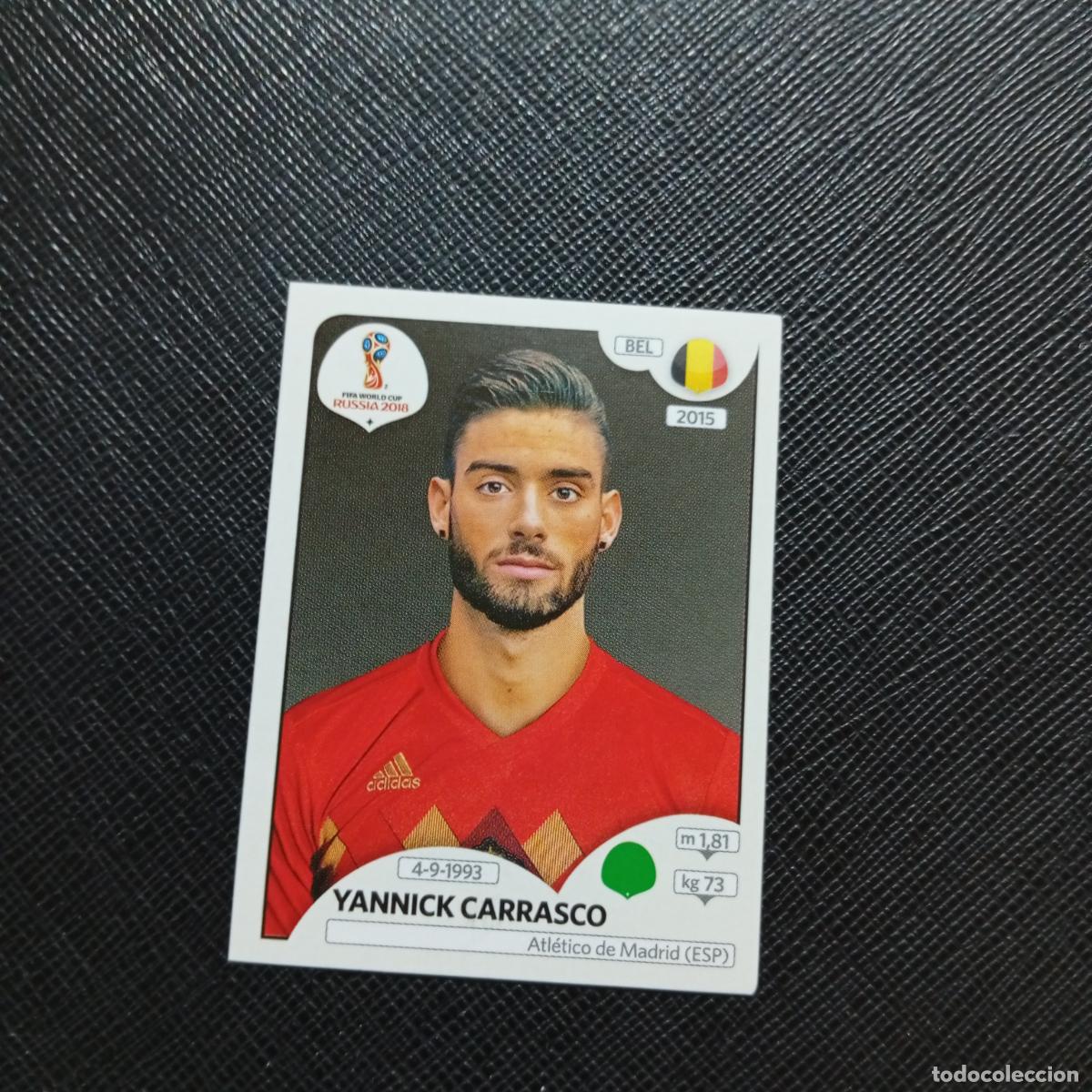 Fu&szlig;ball-Sticker: 528 YANNICK CARRASCO BELGICA PANINI MUNDIAL RUSIA 2018 CROMO FUTBOL 18 - SIN PEGAR - /CJ2