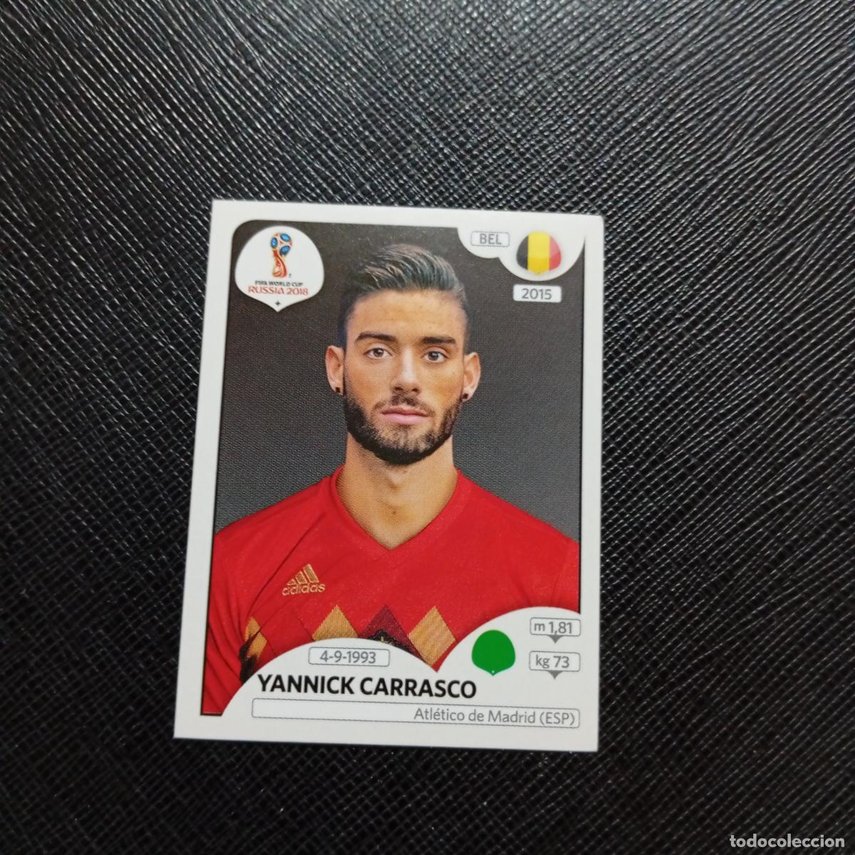 Fu&szlig;ball-Sticker: 528 YANNICK CARRASCO BELGICA PANINI MUNDIAL RUSIA 2018 CROMO FUTBOL 18 - SIN PEGAR - /CJ2