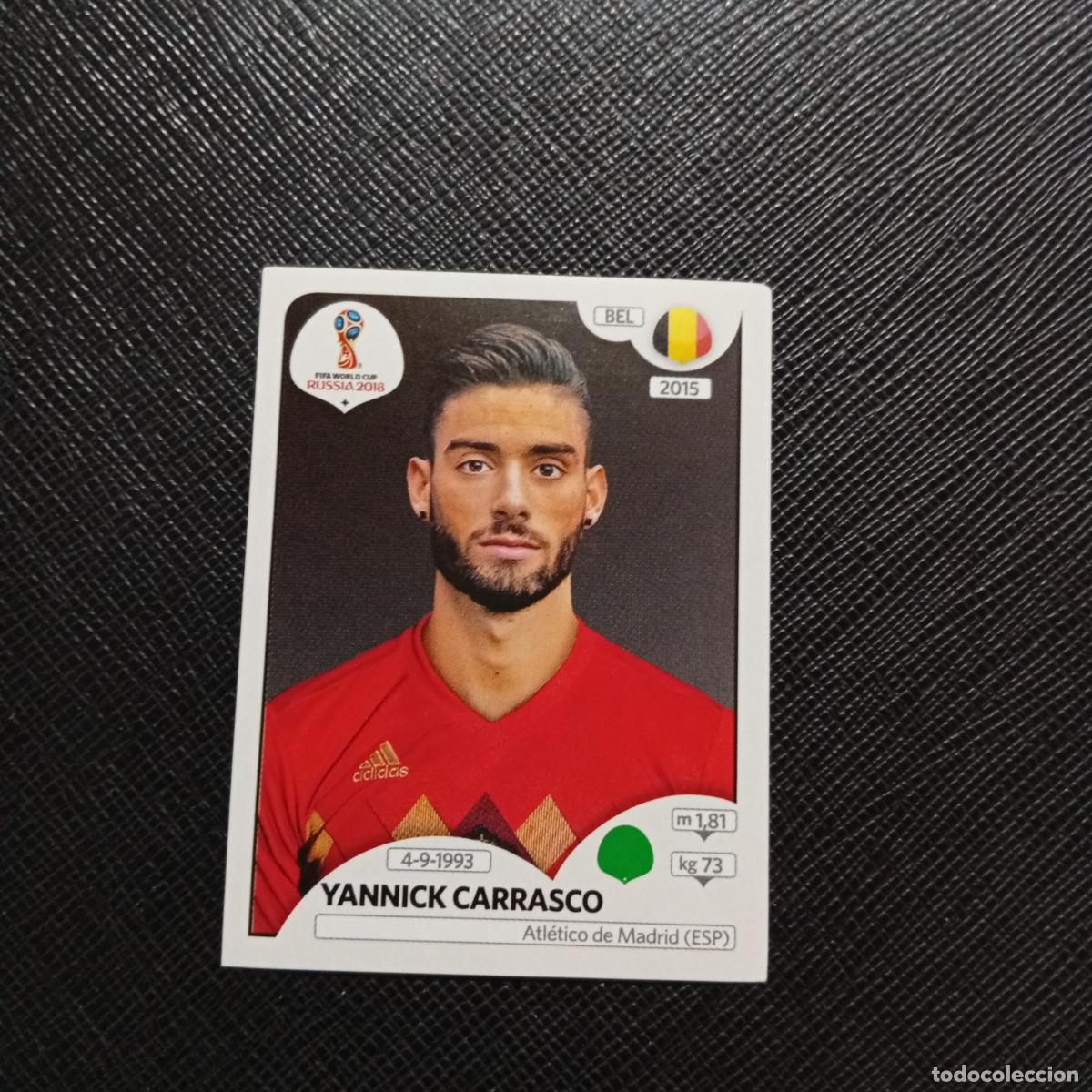 Fu&szlig;ball-Sticker: 528 YANNICK CARRASCO BELGICA PANINI MUNDIAL RUSIA 2018 CROMO FUTBOL 18 - SIN PEGAR - /CJ2 ..