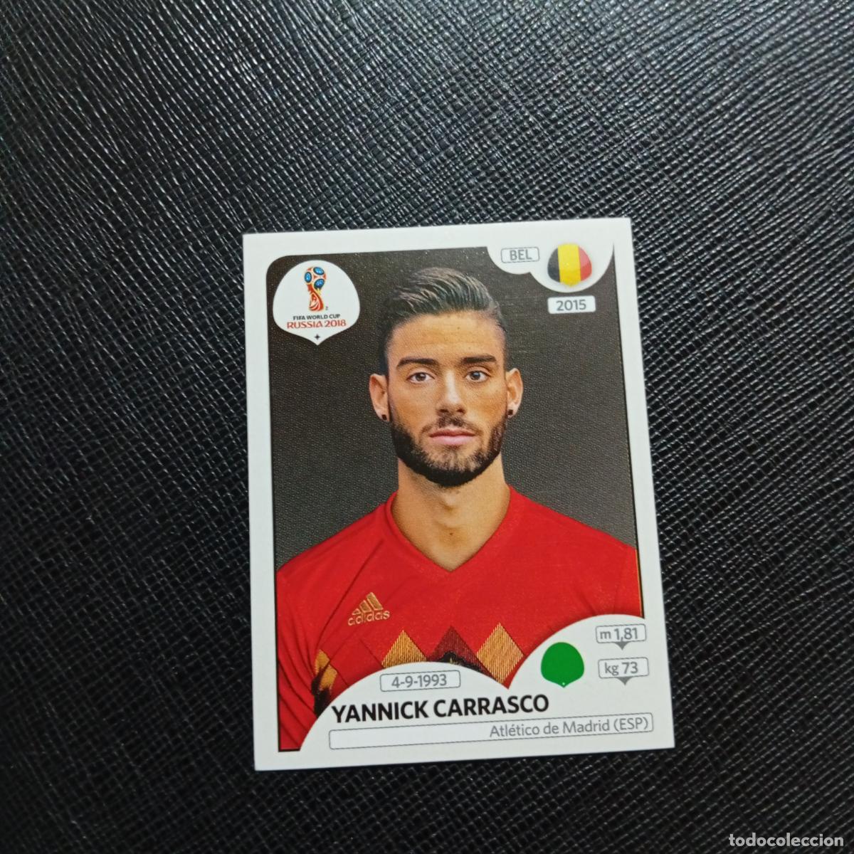 Fu&szlig;ball-Sticker: 528 YANNICK CARRASCO BELGICA PANINI MUNDIAL RUSIA 2018 CROMO FUTBOL 18 - SIN PEGAR - /CJ2 ..