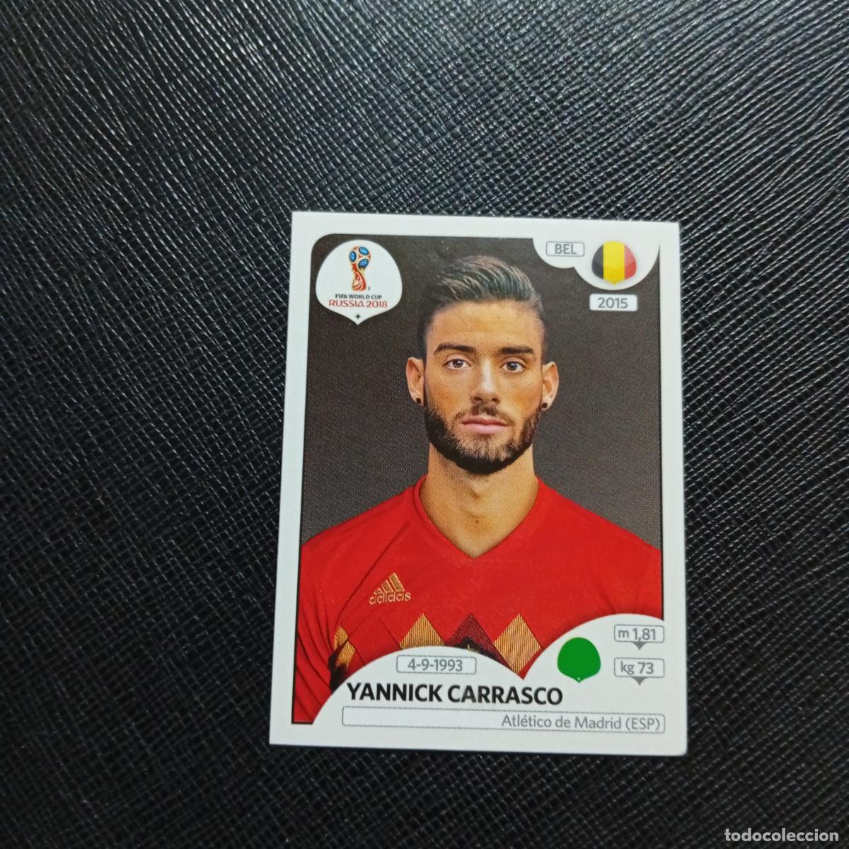 Fu&szlig;ball-Sticker: 528 YANNICK CARRASCO BELGICA PANINI MUNDIAL RUSIA 2018 CROMO FUTBOL 18 - SIN PEGAR - /CJ2 ...