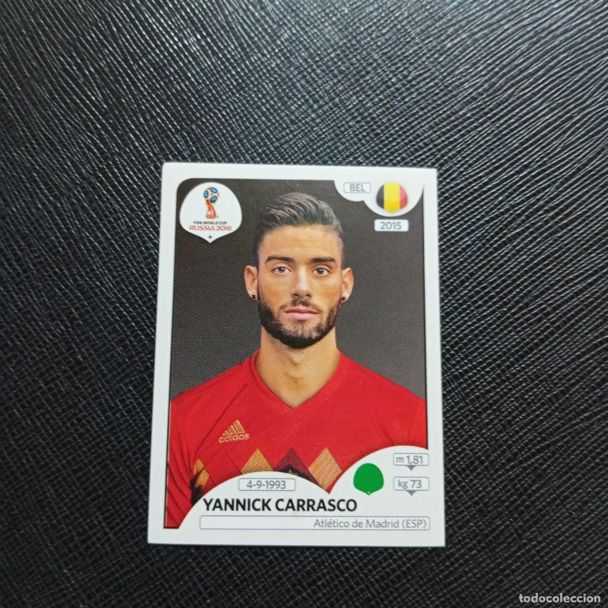 Fu&szlig;ball-Sticker: 528 YANNICK CARRASCO BELGICA PANINI MUNDIAL RUSIA 2018 CROMO FUTBOL 18 - SIN PEGAR - /CJ2 ....