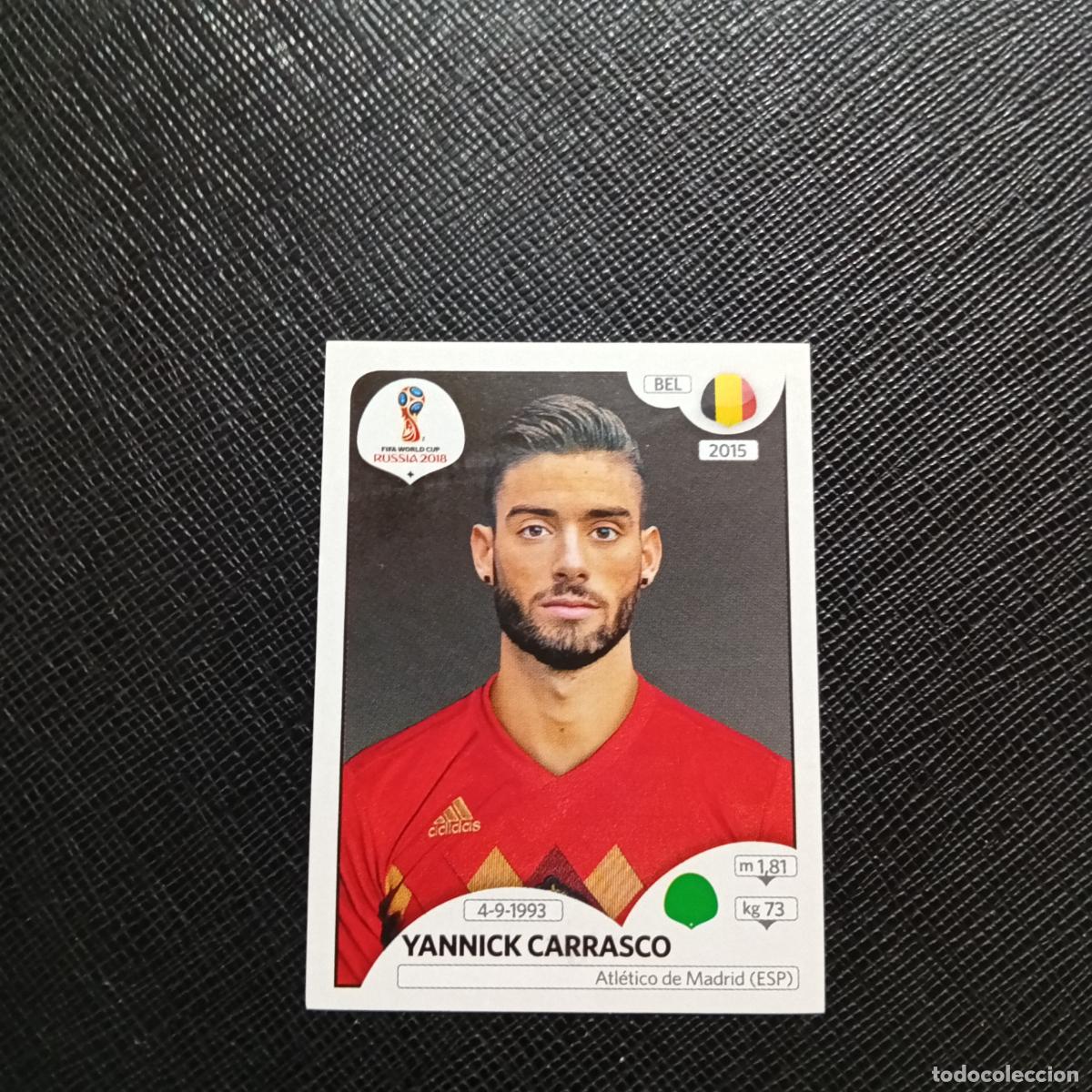 Fu&szlig;ball-Sticker: 528 YANNICK CARRASCO BELGICA PANINI MUNDIAL RUSIA 2018 CROMO FUTBOL 18 - SIN PEGAR - /CJ2 .....