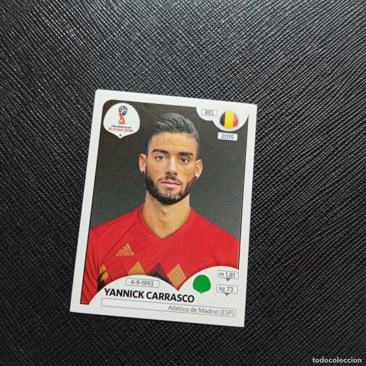 Fu&szlig;ball-Sticker: 528 YANNICK CARRASCO BELGICA PANINI MUNDIAL RUSIA 2018 CROMO FUTBOL 18 - SIN PEGAR - /CJ2 .....