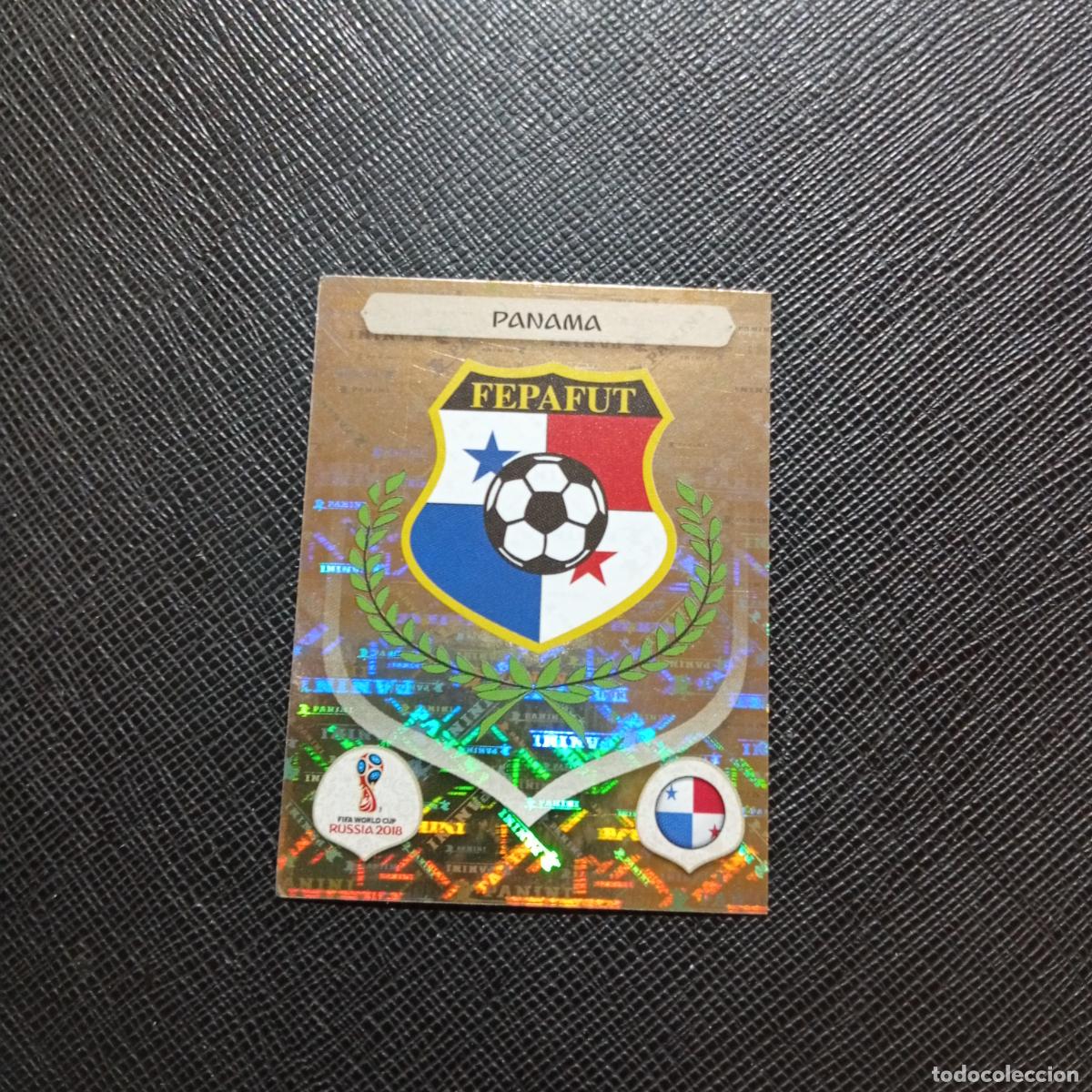 Cromos de f&uacute;tbol: 532 ESCUDO PANAMA PANINI MUNDIAL RUSIA 2018 CROMO FUTBOL 18 - SIN PEGAR - /CJ2