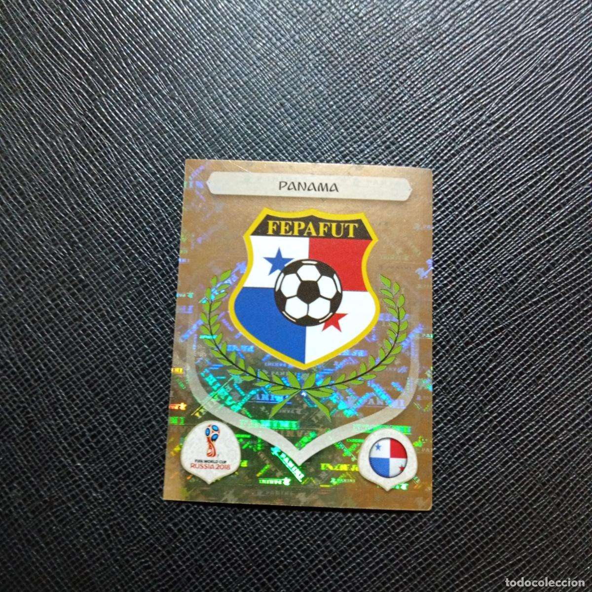 Cromos de f&uacute;tbol: 532 ESCUDO PANAMA PANINI MUNDIAL RUSIA 2018 CROMO FUTBOL 18 - SIN PEGAR - /CJ2