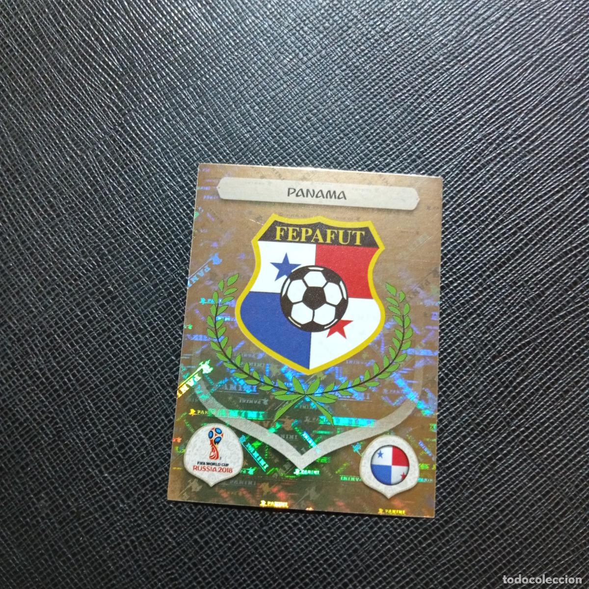 Cromos de f&uacute;tbol: 532 ESCUDO PANAMA PANINI MUNDIAL RUSIA 2018 CROMO FUTBOL 18 - SIN PEGAR - /CJ2