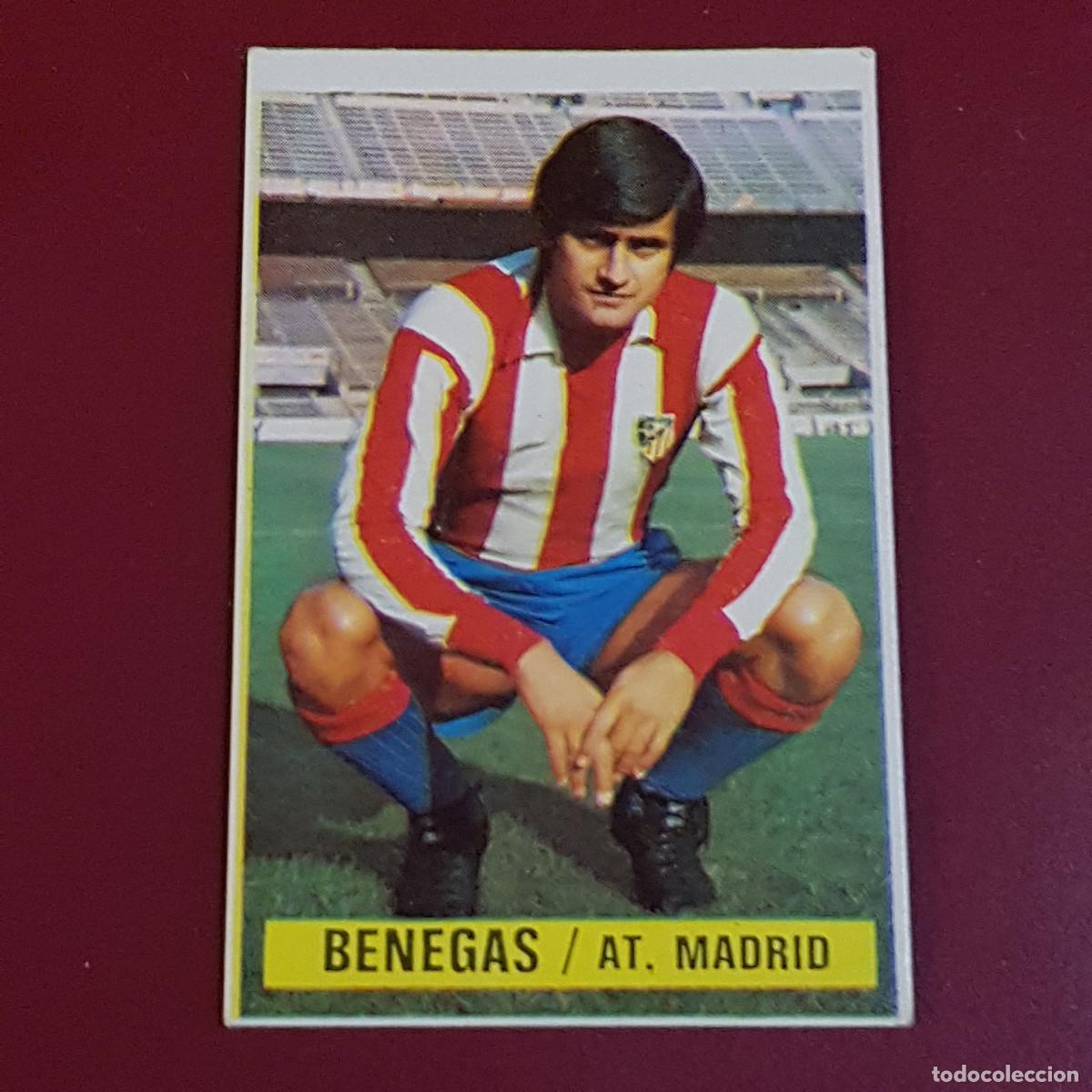 Cromos de f&uacute;tbol: ESTE - CAMPEONATOS DE LIGA 1974 1975 - 74 75 - A MADRID - BENEGAS - NUNCA PEGADO