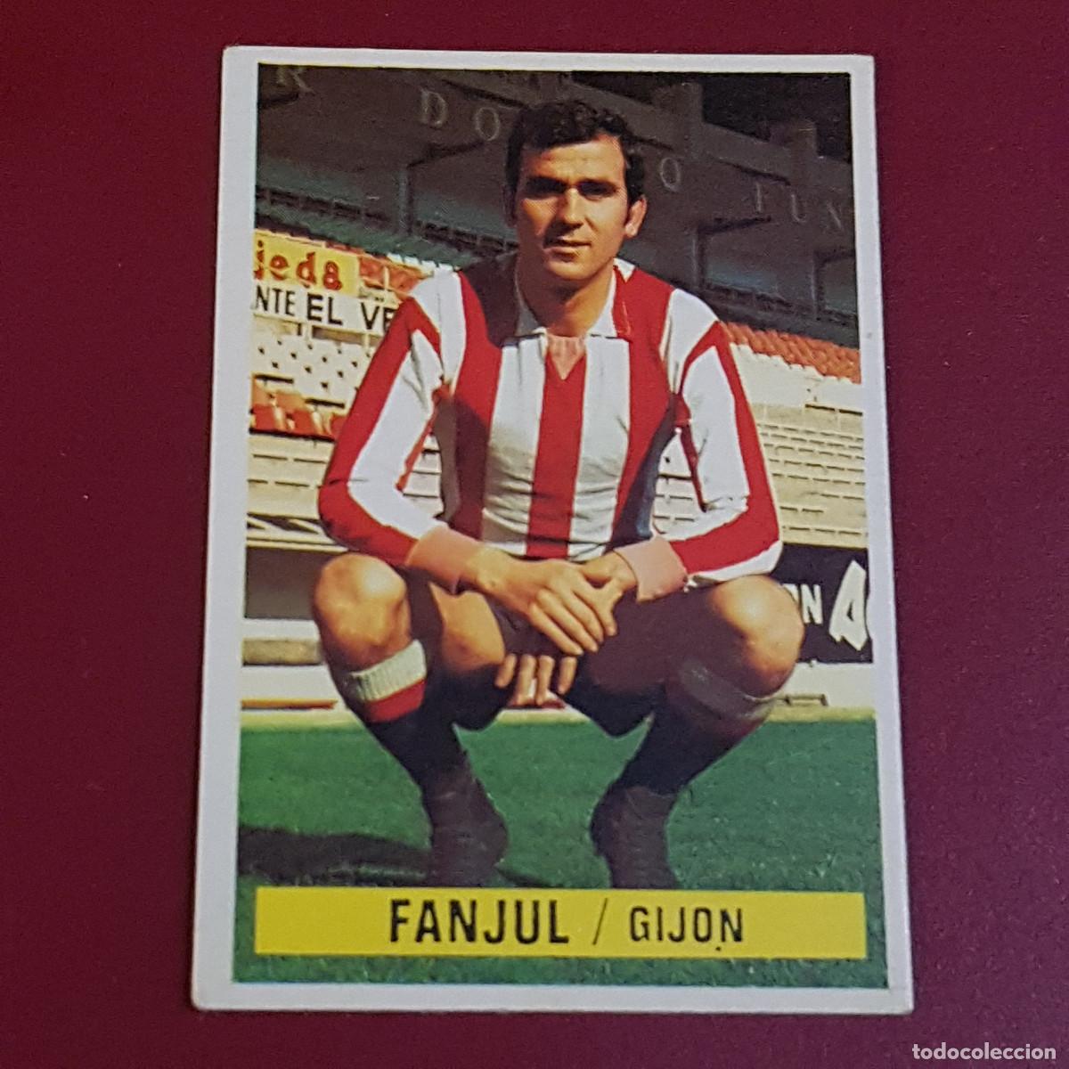 Cromos de f&uacute;tbol: ESTE - CAMPEONATOS DE LIGA 1974 1975 - 74 75 - GIJON - FANJUL - NUNCA PEGADO