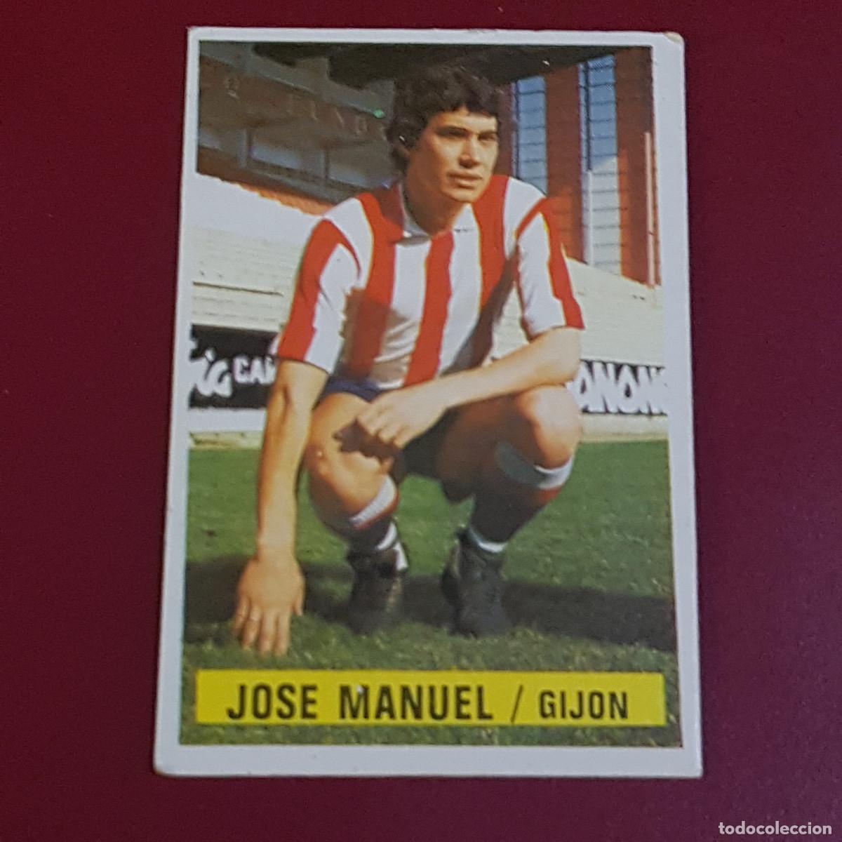 Cartes &agrave; collectionner de Football: ESTE - CAMPEONATOS DE LIGA 1974 1975 - 74 75 - GIJON - JOSE MANUEL - NUNCA PEGADO