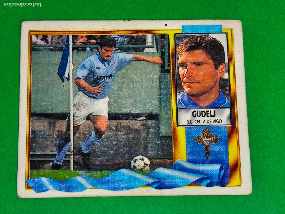 Cromos de Futebol: CROMO DE F&Uacute;TBOL GUDELJ DEL CELTA DE VIGO SIN PEGAR LIGA ESTE 1995-1996/95-96