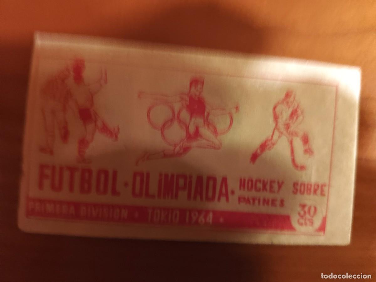 Cartes &agrave; collectionner de Football: sobre cromos sin abrir FUTBOL OLIMPIADA HOCKEY -1964
