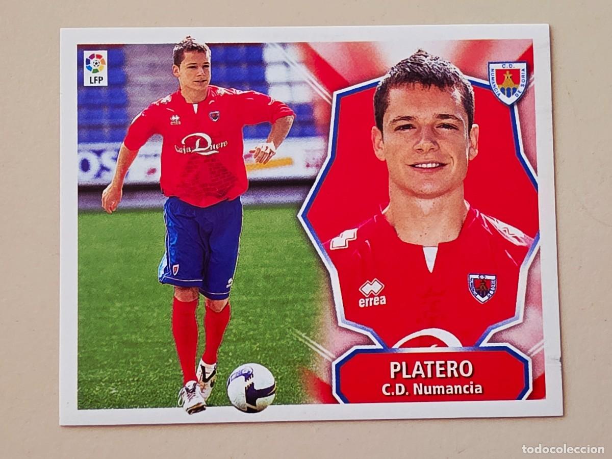Cromos de f&uacute;tbol: Roberto Platero, CD Numancia, Panini Ediciones Liga Este 2008 2009 08 09, sin pegar