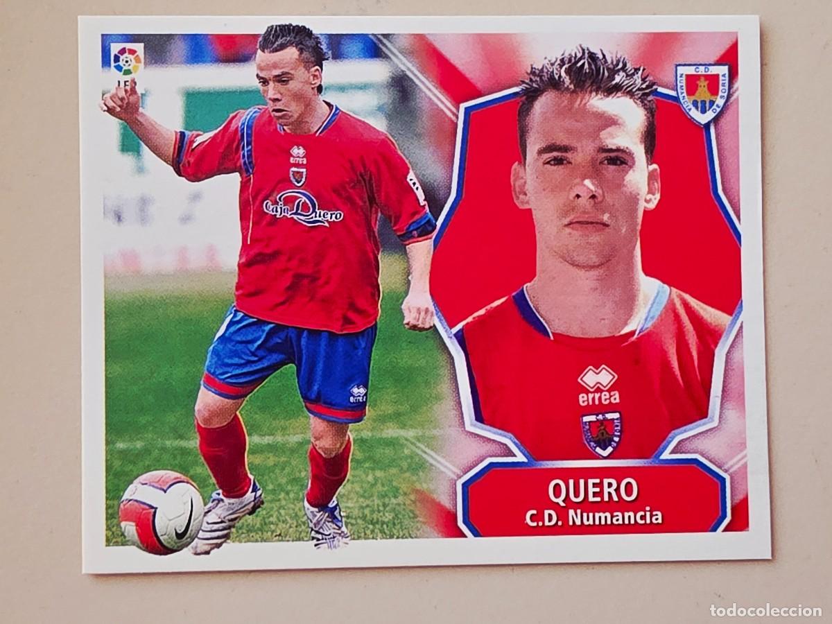 Cromos de f&uacute;tbol: Juan Quero, CD Numancia, Panini Ediciones Liga Este 2008 2009 08 09, sin pegar