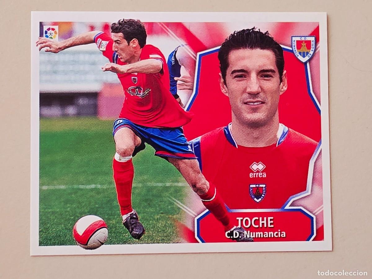 Cromos de f&uacute;tbol: Toch&eacute;, Baja, CD Numancia, Panini Ediciones Liga Este 2008 2009 08 09, sin pegar