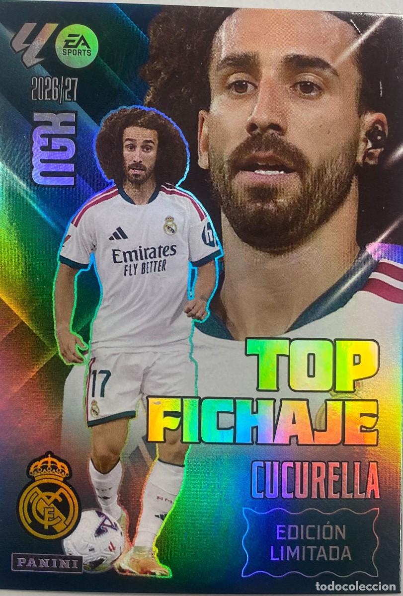 Figurine di Calcio: Cromo Cucurella Edici&oacute;n Limitada Top Fichaje Real Madrid megacracks 26-27 2026-2027 jug&oacute;n