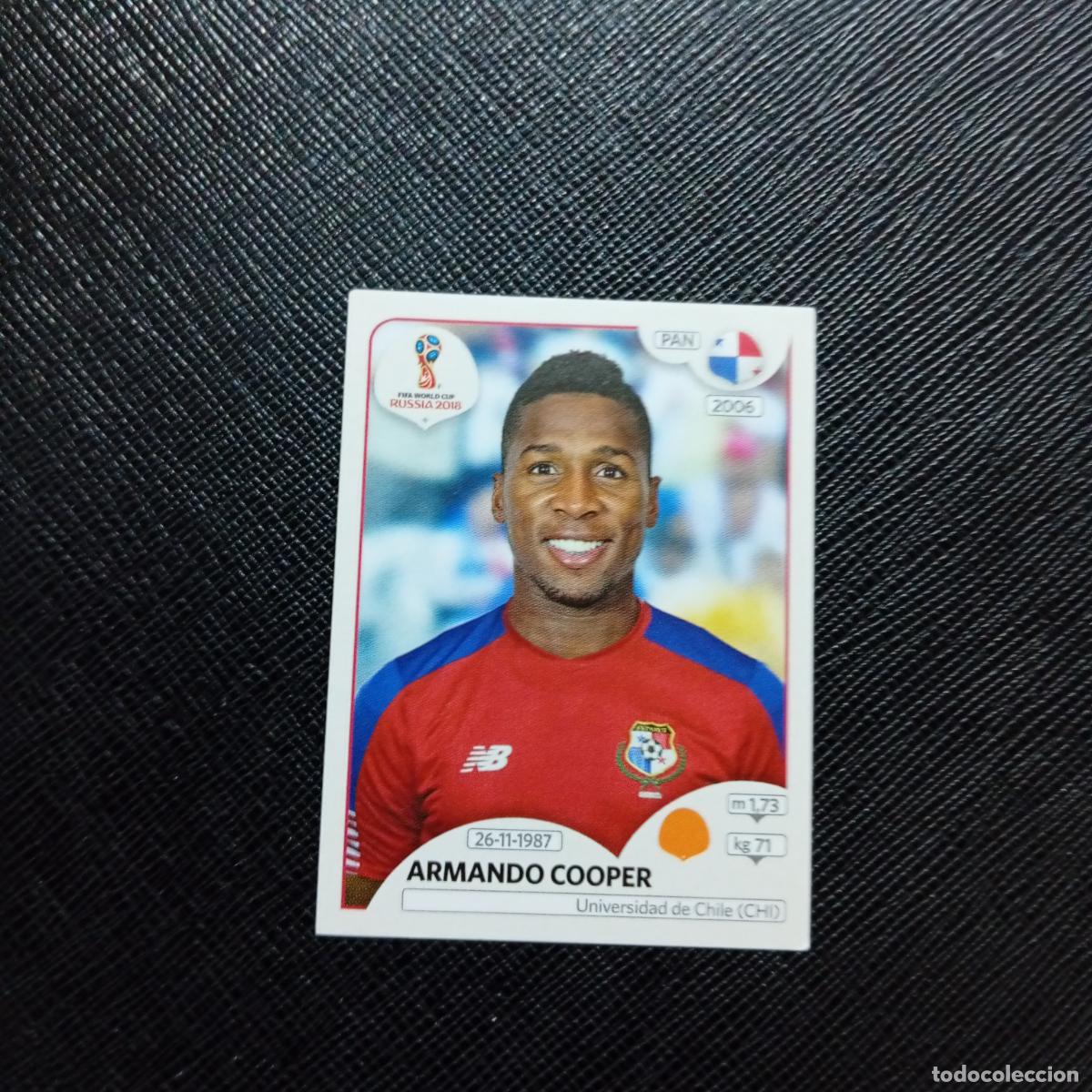 Cromos de f&uacute;tbol: 545 ARMANDO COOPER PANAMA PANINI MUNDIAL RUSIA 2018 CROMO FUTBOL 18 - SIN PEGAR - /CJ2