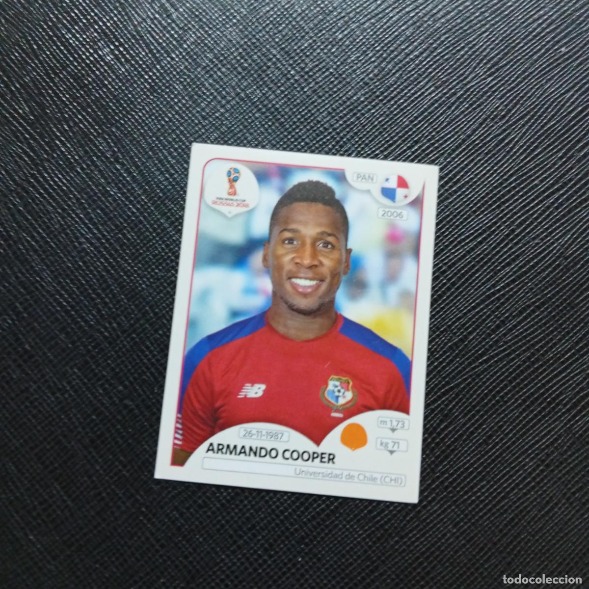 Cromos de f&uacute;tbol: 545 ARMANDO COOPER PANAMA PANINI MUNDIAL RUSIA 2018 CROMO FUTBOL 18 - SIN PEGAR - /CJ2