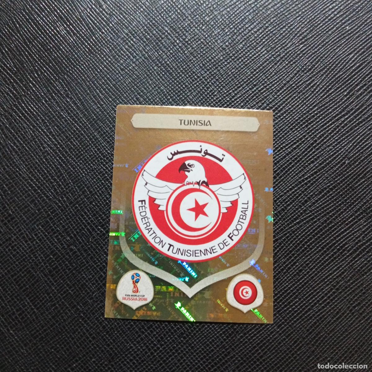 Cromos de f&uacute;tbol: 552 ESCUDO TUNEZ PANINI MUNDIAL RUSIA 2018 CROMO FUTBOL 18 - SIN PEGAR - /CJ2 .