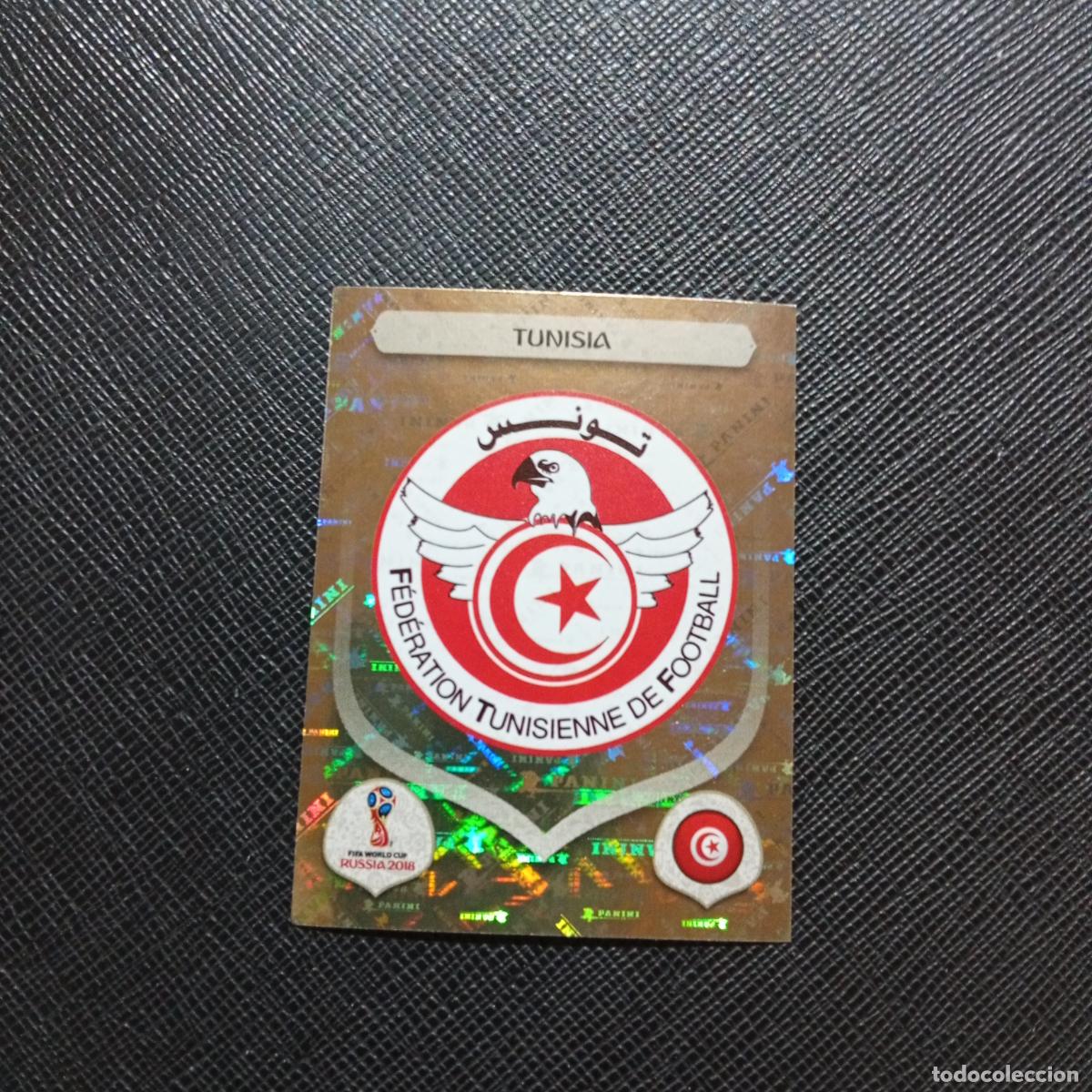 Cromos de f&uacute;tbol: 552 ESCUDO TUNEZ PANINI MUNDIAL RUSIA 2018 CROMO FUTBOL 18 - SIN PEGAR - /CJ2 .