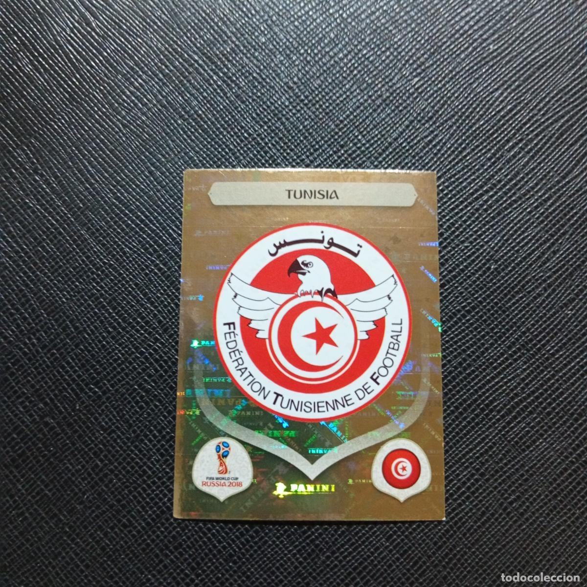 Cromos de f&uacute;tbol: 552 ESCUDO TUNEZ PANINI MUNDIAL RUSIA 2018 CROMO FUTBOL 18 - SIN PEGAR - /CJ2 ..
