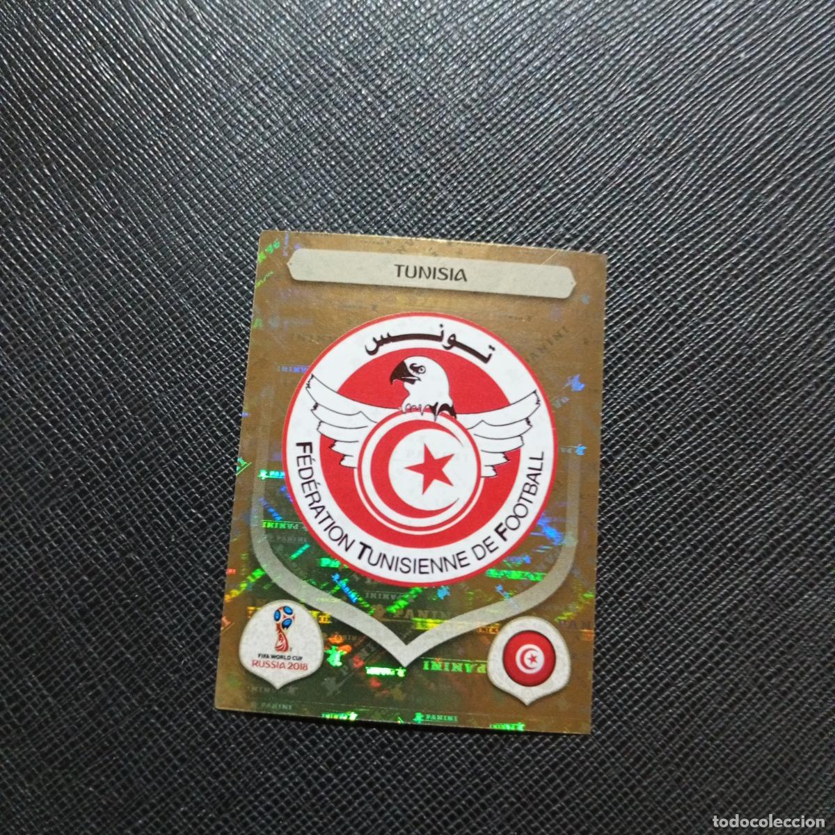 Cromos de f&uacute;tbol: 552 ESCUDO TUNEZ PANINI MUNDIAL RUSIA 2018 CROMO FUTBOL 18 - SIN PEGAR - /CJ2 ....