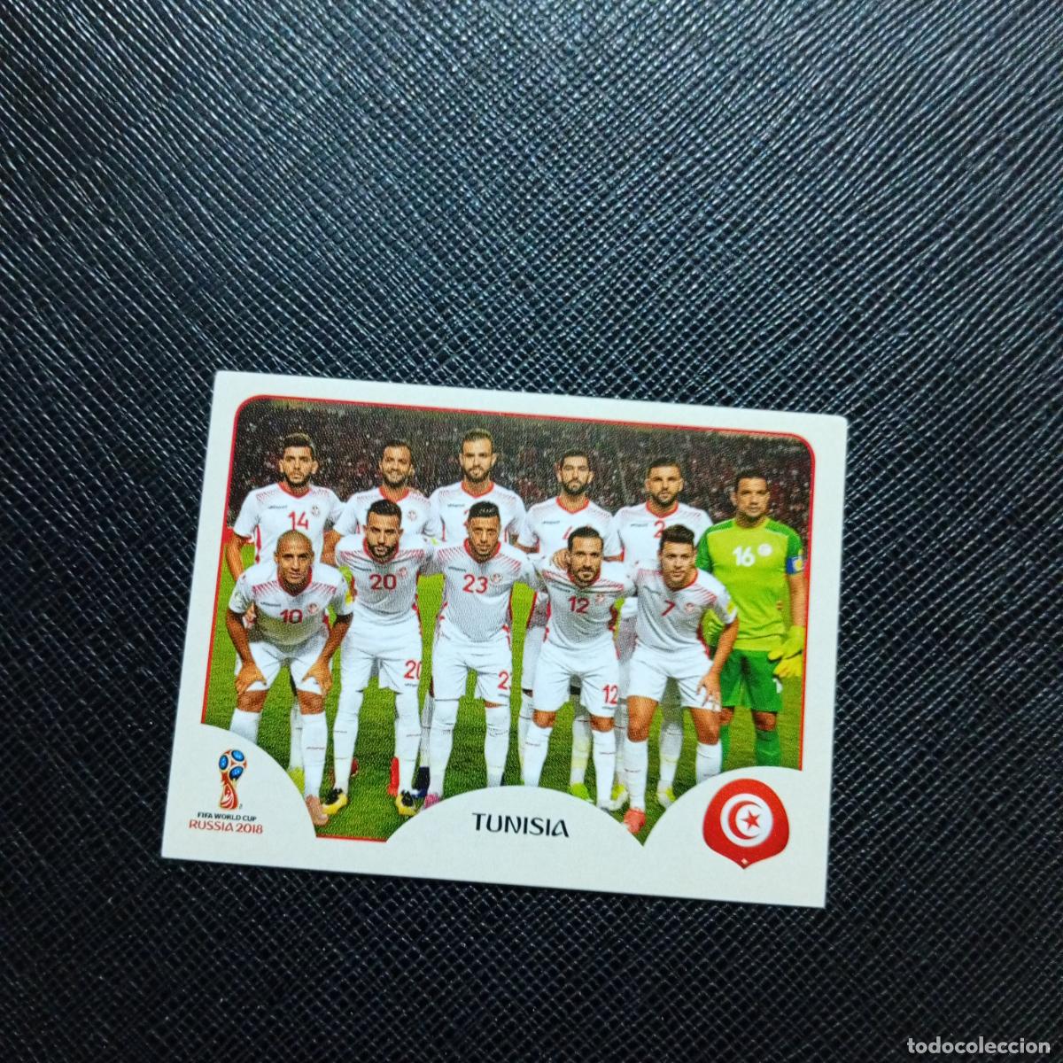 Cartes &agrave; collectionner de Football: 553 ALINEACION TUNEZ PANINI MUNDIAL RUSIA 2018 CROMO FUTBOL 18 - SIN PEGAR - /CJ2 ...