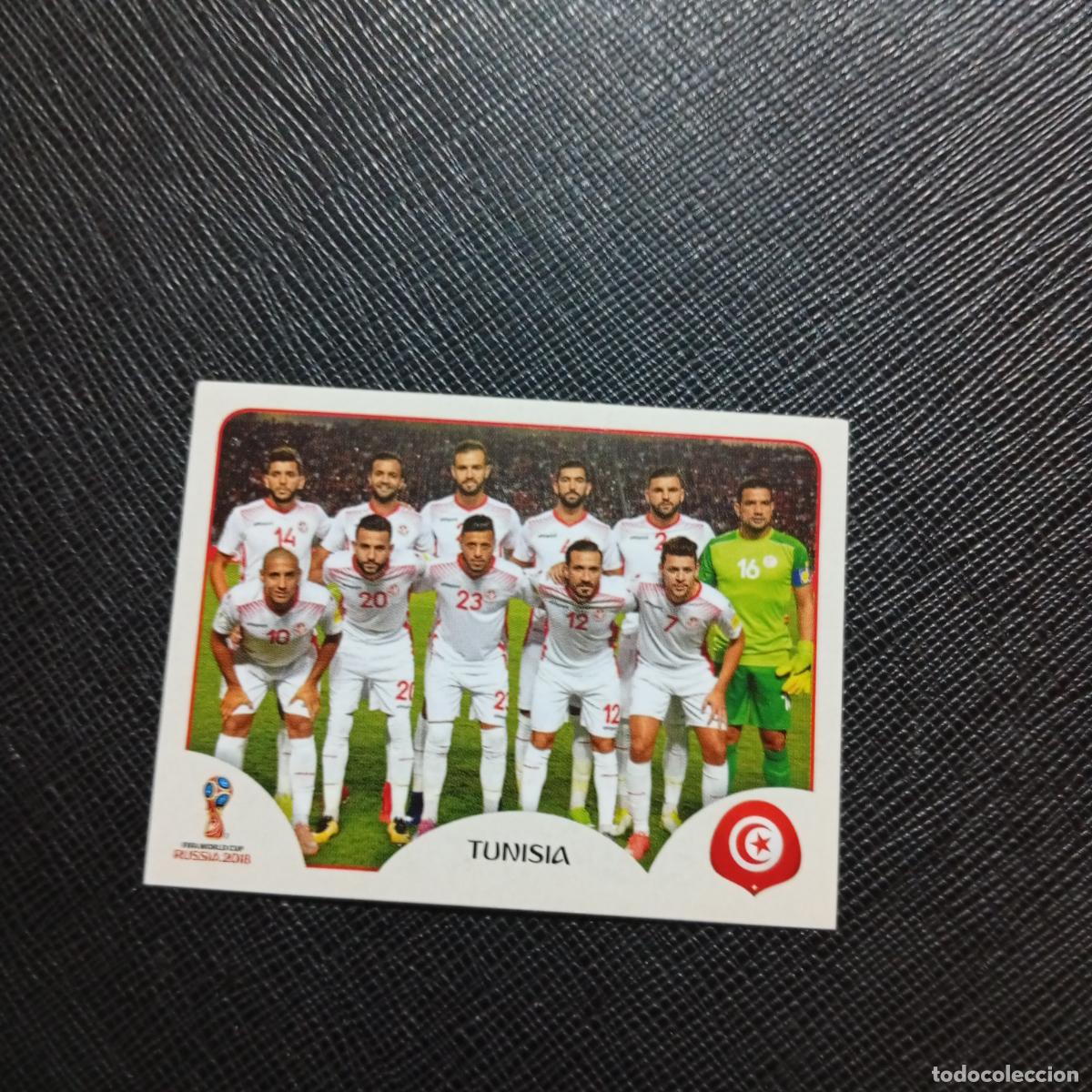 Cartes &agrave; collectionner de Football: 553 ALINEACION TUNEZ PANINI MUNDIAL RUSIA 2018 CROMO FUTBOL 18 - SIN PEGAR - /CJ2 ....
