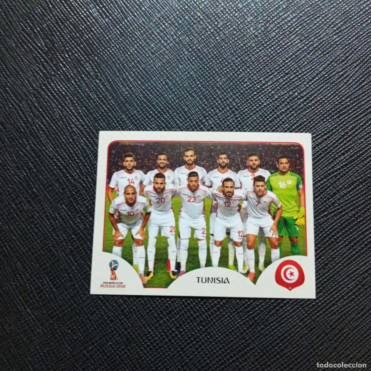 Cromos de f&uacute;tbol: 553 ALINEACION TUNEZ PANINI MUNDIAL RUSIA 2018 CROMO FUTBOL 18 - SIN PEGAR - /CJ2 .......