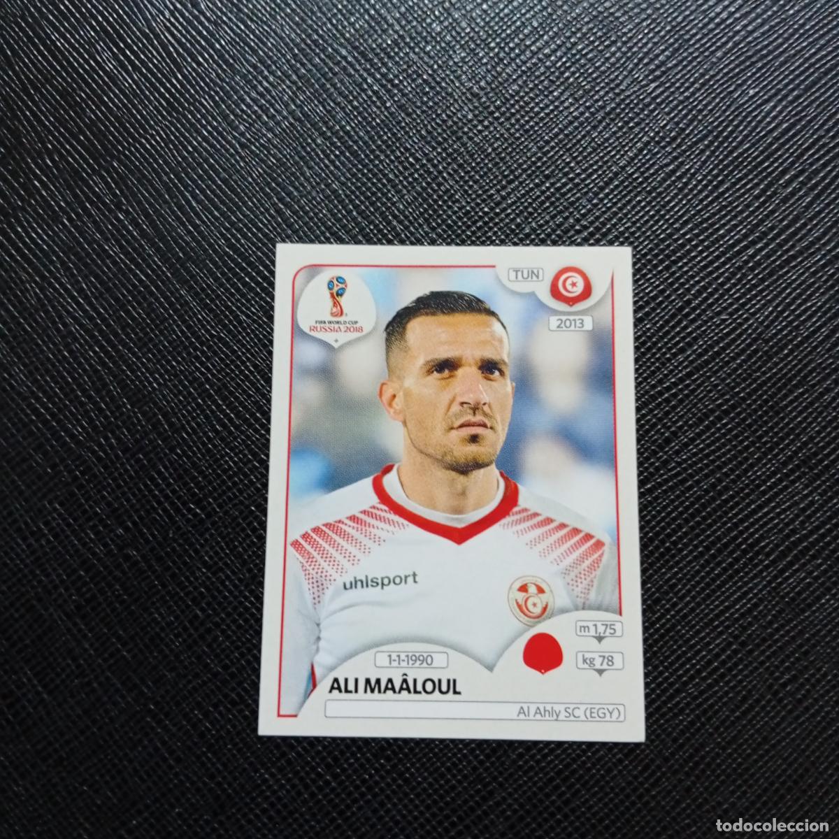 Cromos de f&uacute;tbol: 555 ALI MAALOUL TUNEZ PANINI MUNDIAL RUSIA 2018 CROMO FUTBOL 18 - SIN PEGAR - /CJ2