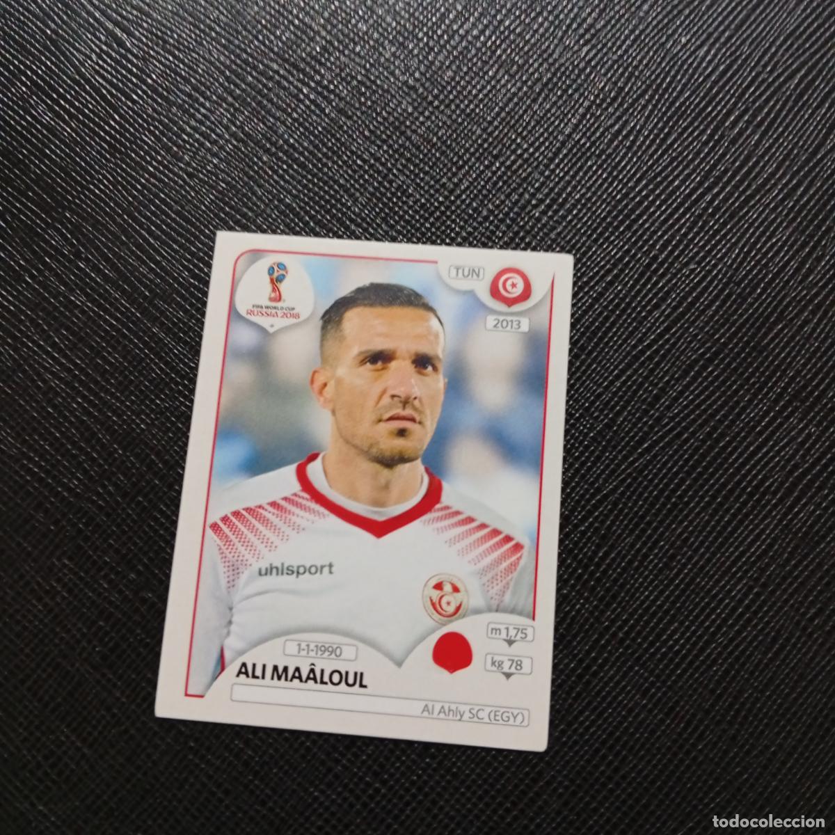 Cromos de f&uacute;tbol: 555 ALI MAALOUL TUNEZ PANINI MUNDIAL RUSIA 2018 CROMO FUTBOL 18 - SIN PEGAR - /CJ2 .