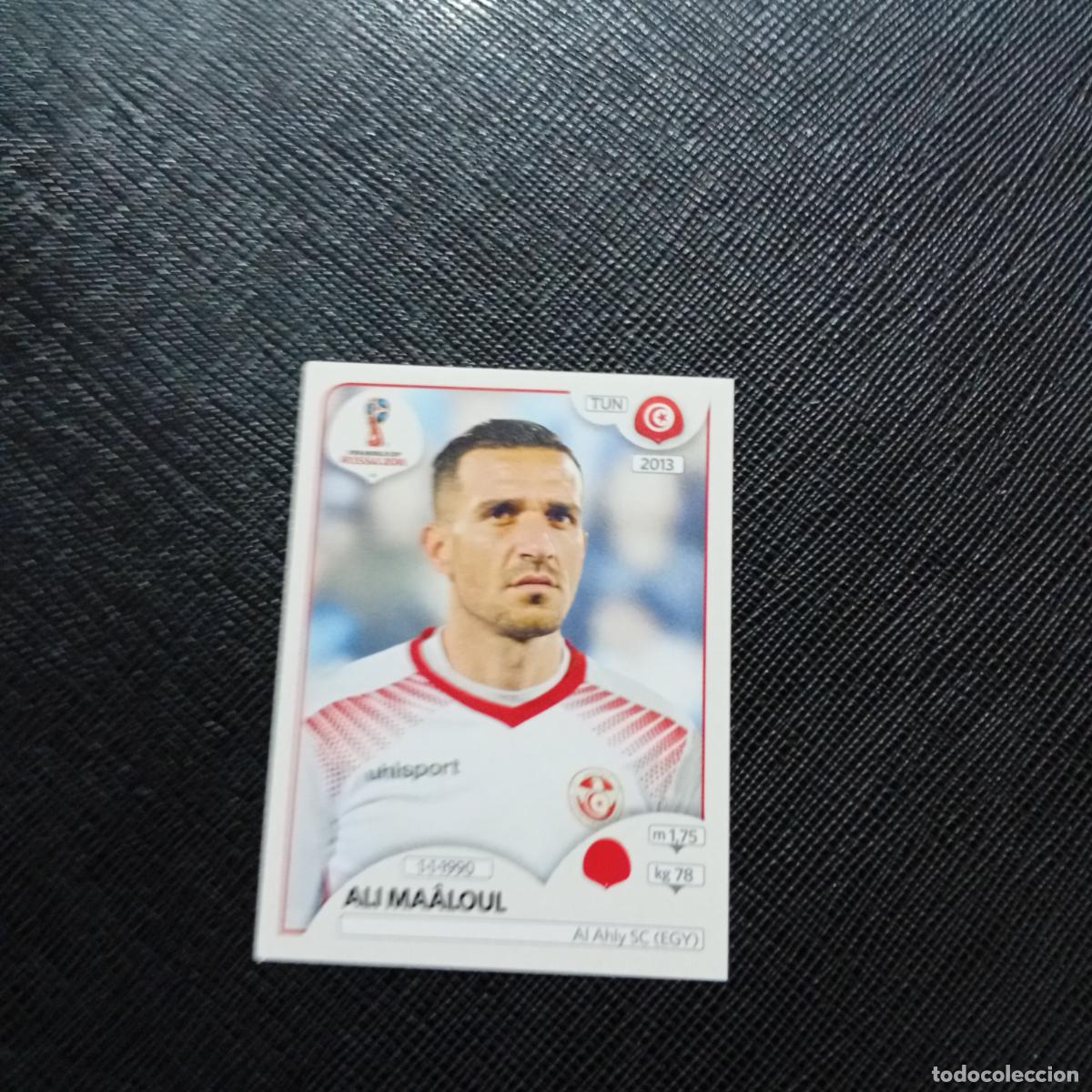 Cromos de f&uacute;tbol: 555 ALI MAALOUL TUNEZ PANINI MUNDIAL RUSIA 2018 CROMO FUTBOL 18 - SIN PEGAR - /CJ2 ..