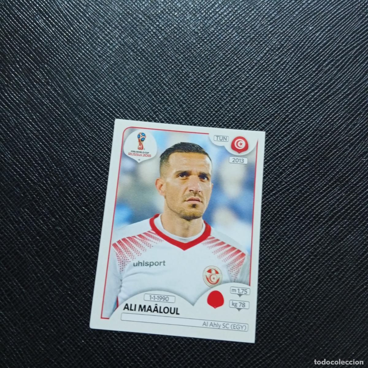 Cromos de f&uacute;tbol: 555 ALI MAALOUL TUNEZ PANINI MUNDIAL RUSIA 2018 CROMO FUTBOL 18 - SIN PEGAR - /CJ2 ....