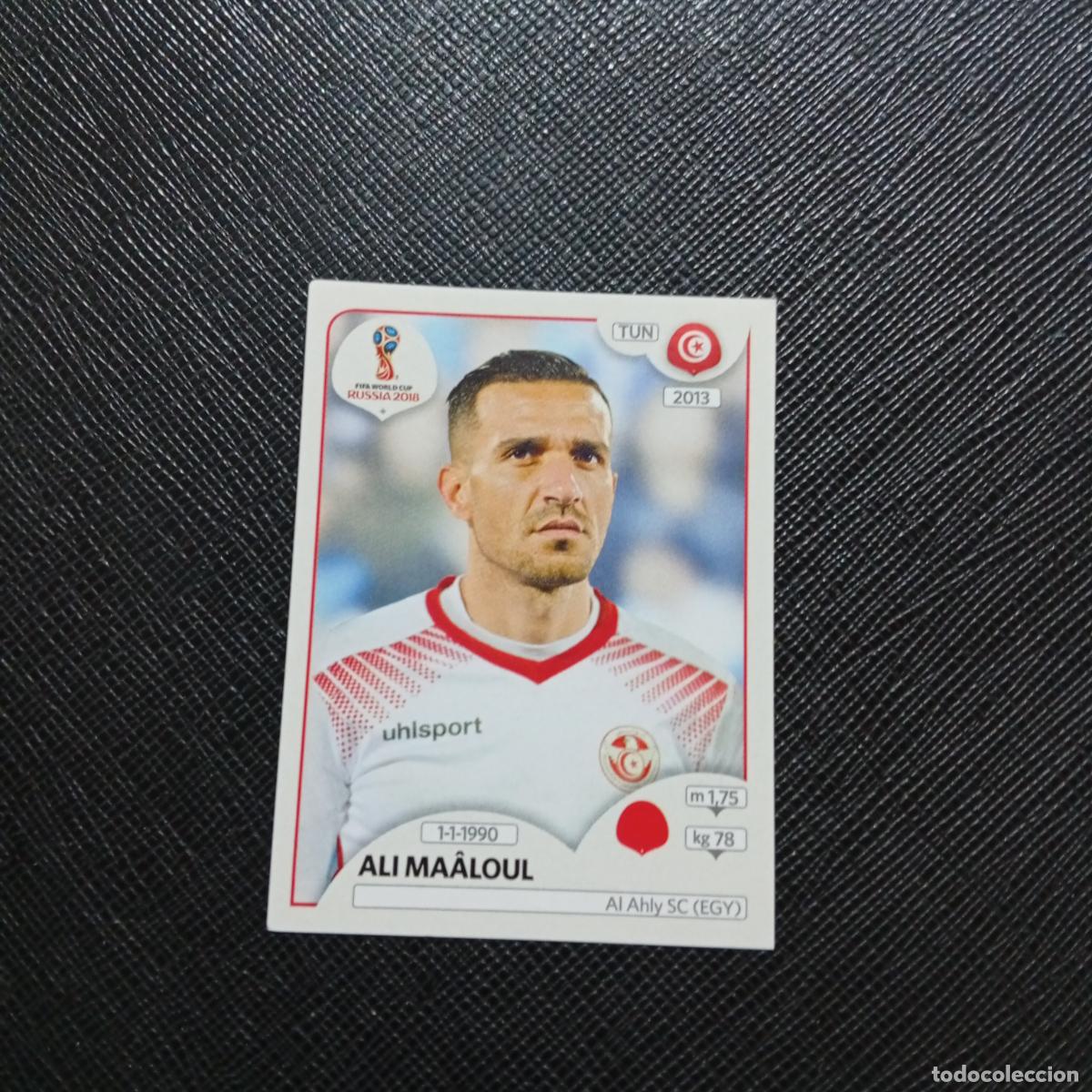 Cromos de f&uacute;tbol: 555 ALI MAALOUL TUNEZ PANINI MUNDIAL RUSIA 2018 CROMO FUTBOL 18 - SIN PEGAR - /CJ2 .....