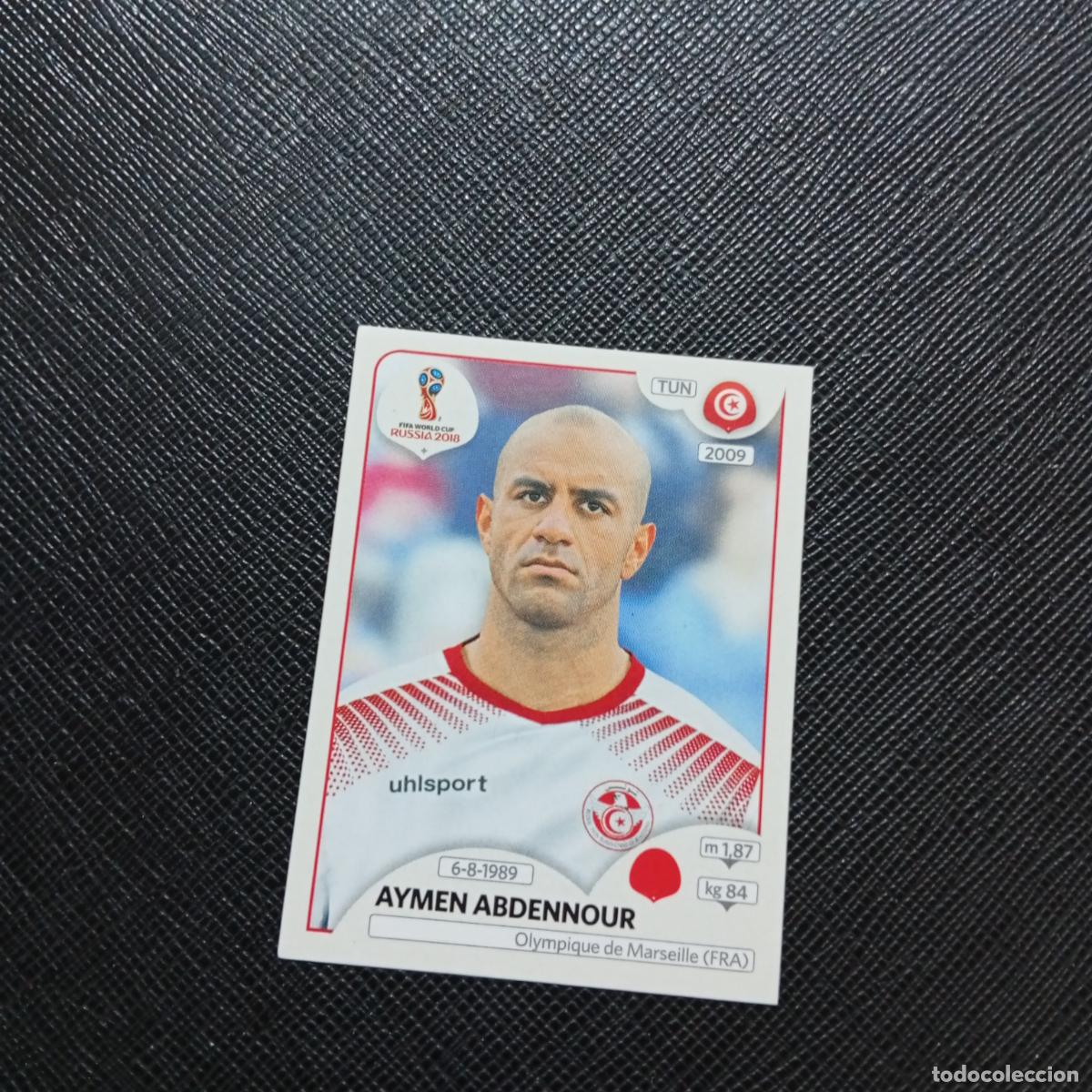 Cromos de f&uacute;tbol: 557 AYMEN ABDENNOUR TUNEZ PANINI MUNDIAL RUSIA 2018 CROMO FUTBOL 18 - SIN PEGAR - /CJ2