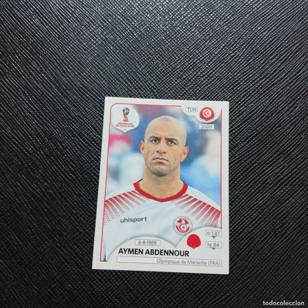 Cromos de f&uacute;tbol: 557 AYMEN ABDENNOUR TUNEZ PANINI MUNDIAL RUSIA 2018 CROMO FUTBOL 18 - SIN PEGAR - /CJ2 .