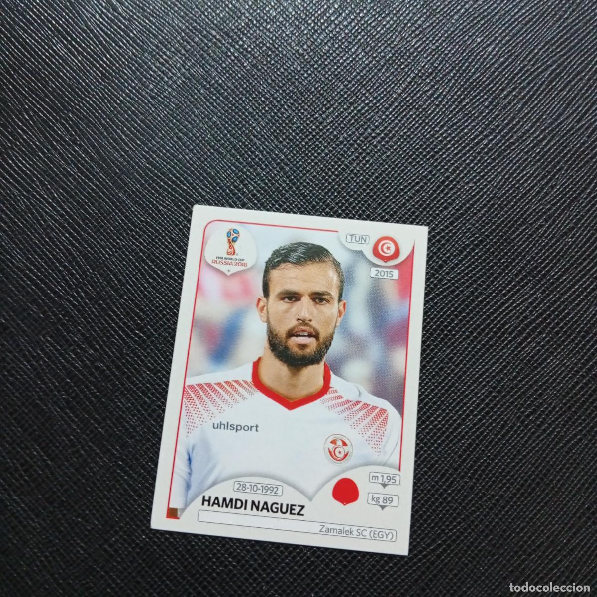 Cromos de f&uacute;tbol: 558 HAMDI NAGUEZ TUNEZ PANINI MUNDIAL RUSIA 2018 CROMO FUTBOL 18 - SIN PEGAR - /CJ2