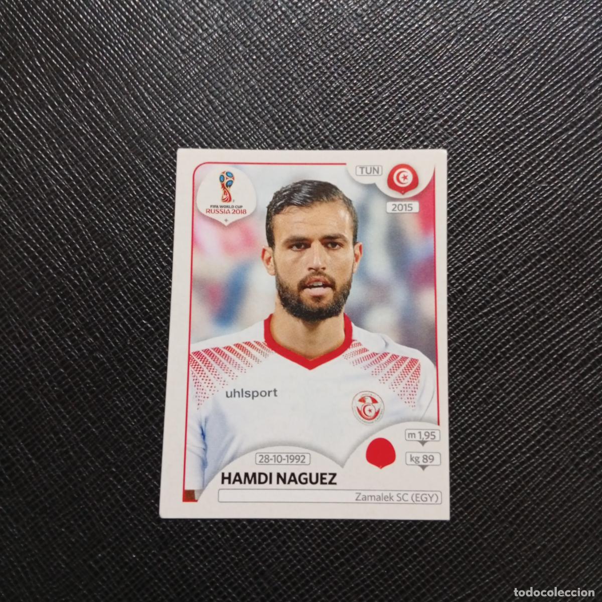Cromos de f&uacute;tbol: 558 HAMDI NAGUEZ TUNEZ PANINI MUNDIAL RUSIA 2018 CROMO FUTBOL 18 - SIN PEGAR - /CJ2