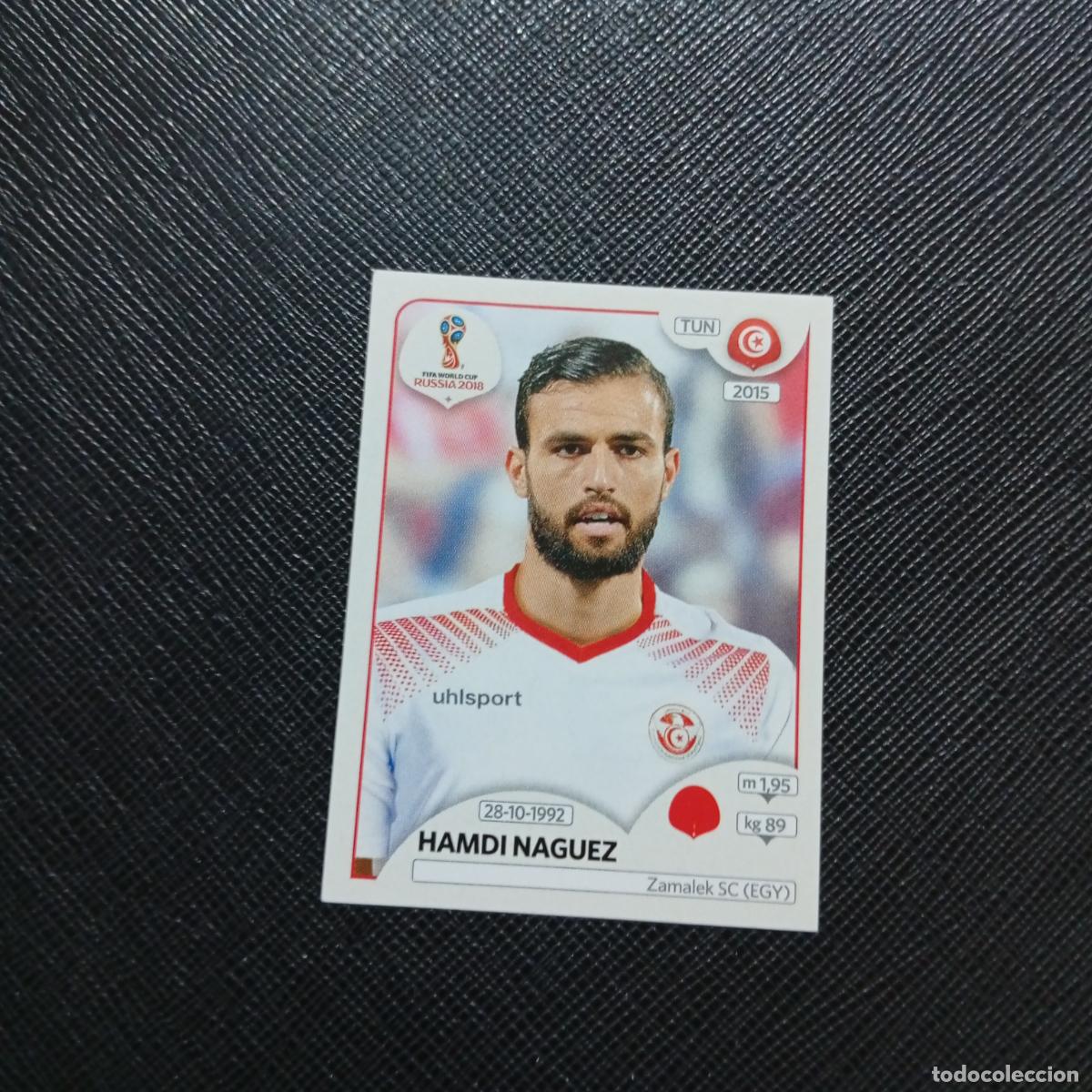 Cromos de f&uacute;tbol: 558 HAMDI NAGUEZ TUNEZ PANINI MUNDIAL RUSIA 2018 CROMO FUTBOL 18 - SIN PEGAR - /CJ2 .