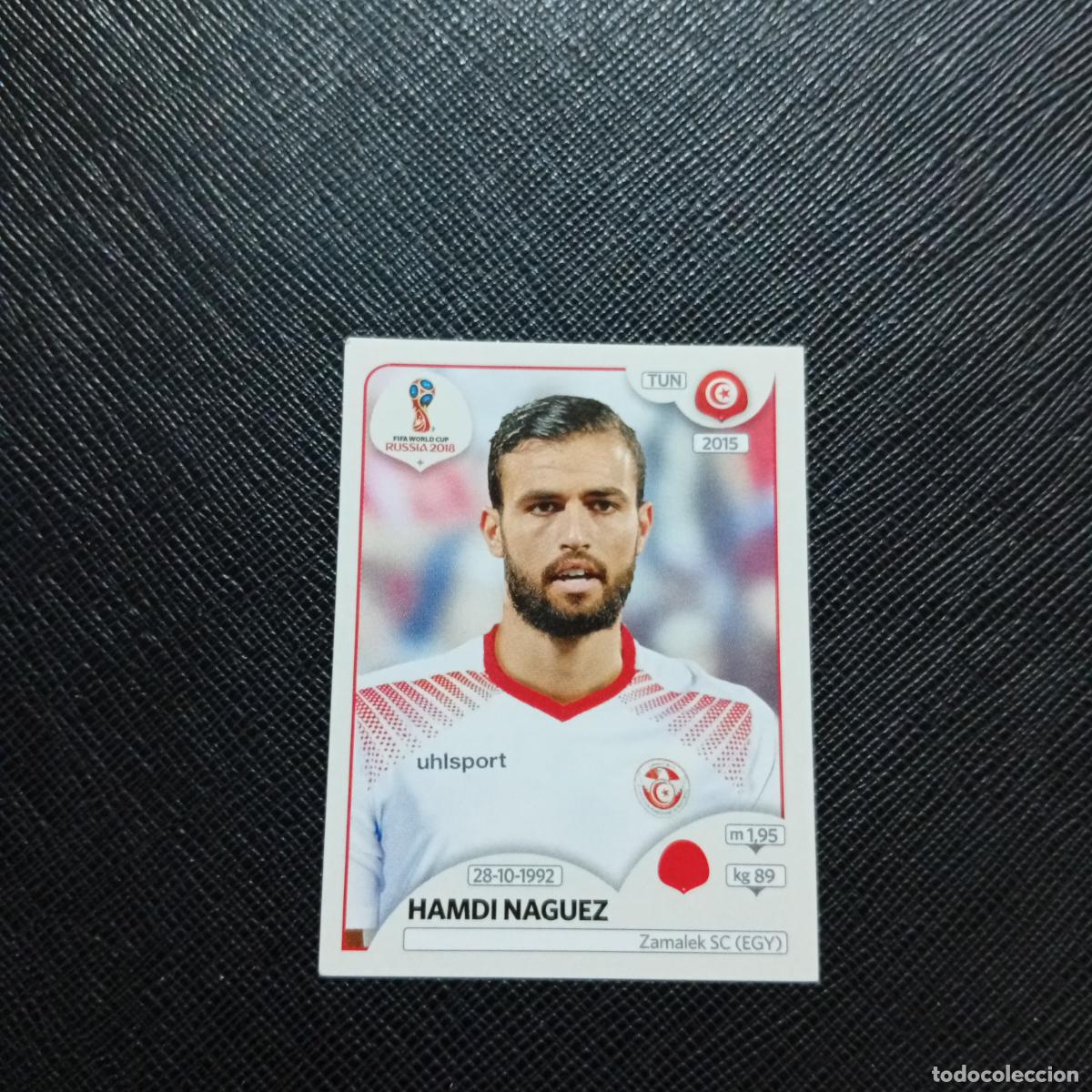 Cromos de f&uacute;tbol: 558 HAMDI NAGUEZ TUNEZ PANINI MUNDIAL RUSIA 2018 CROMO FUTBOL 18 - SIN PEGAR - /CJ2 ..