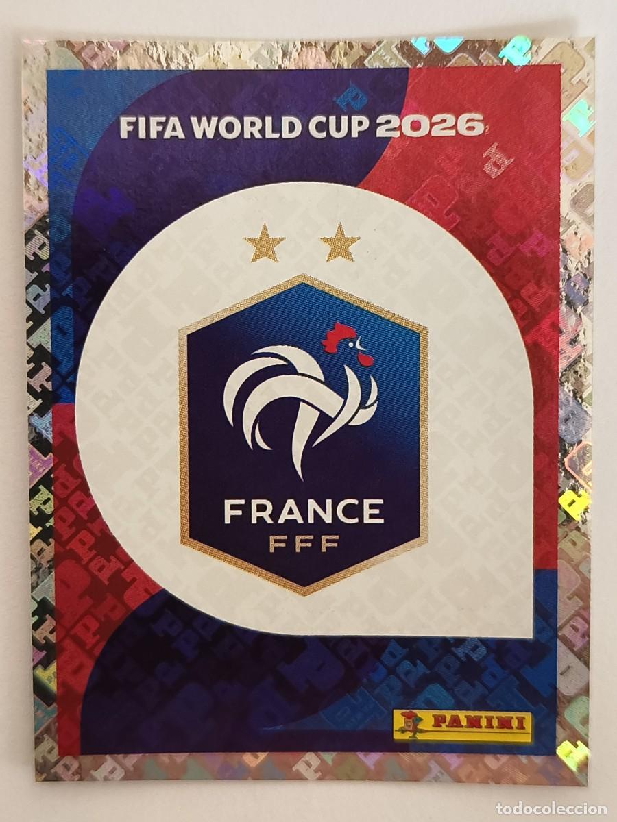 Cromos de f&uacute;tbol: #FRA1 ESCUDO (FRANCIA) MUNDIAL 2026 PANINI