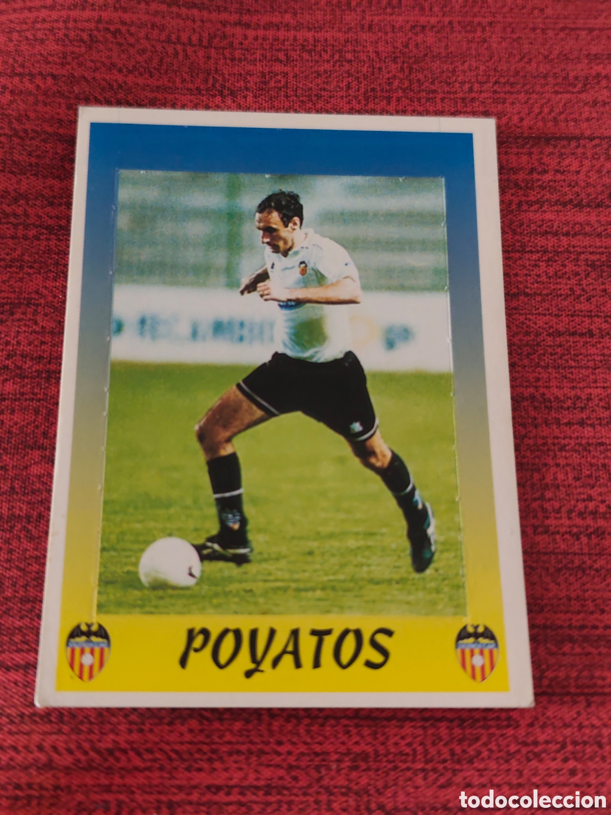 Cromos de f&uacute;tbol: BAJA 137 POYATOS VALENCIA PANINI LIGA 1997 1998